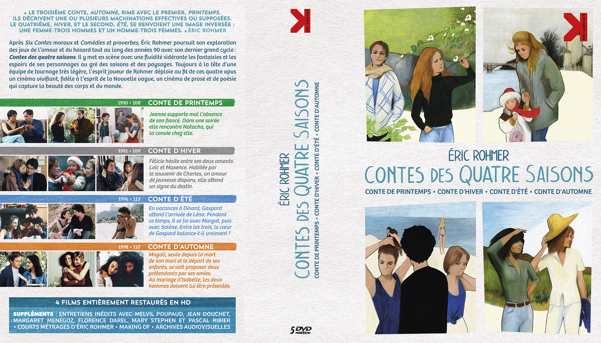 Jaquette DVD Contes des quatre saisons