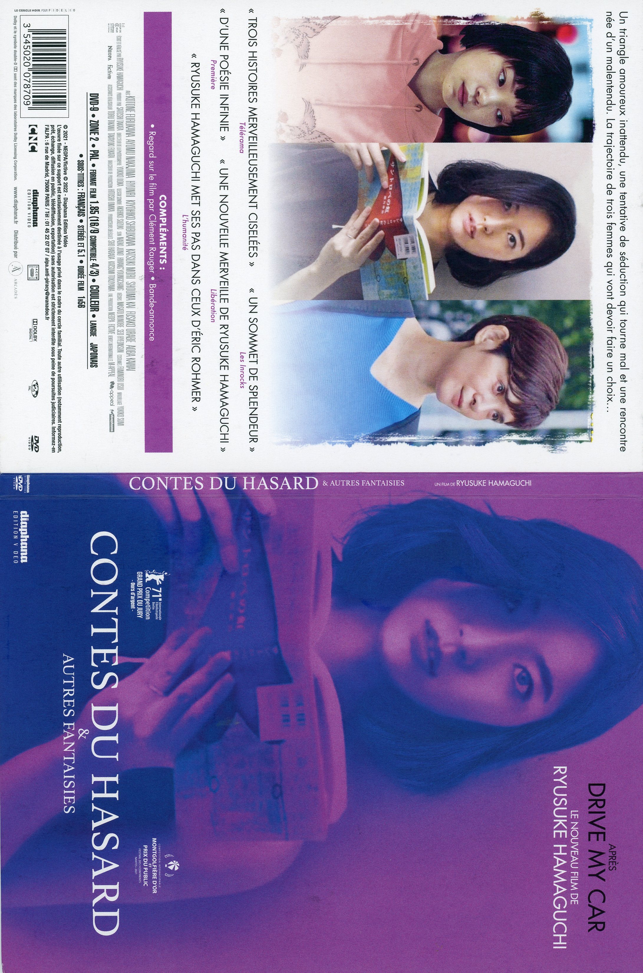 Jaquette DVD Contes du hasard