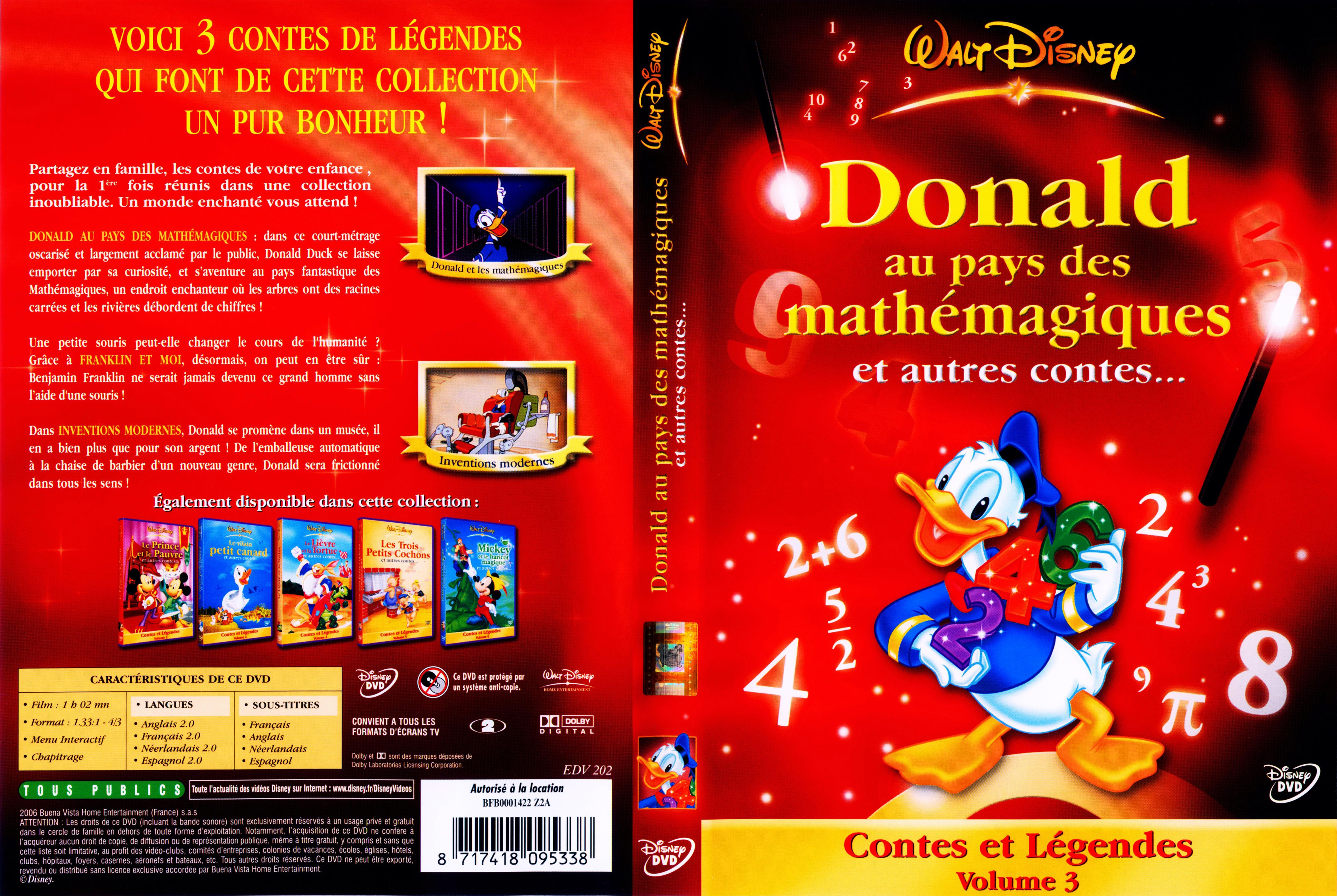 Jaquette DVD Contes et legendes 3