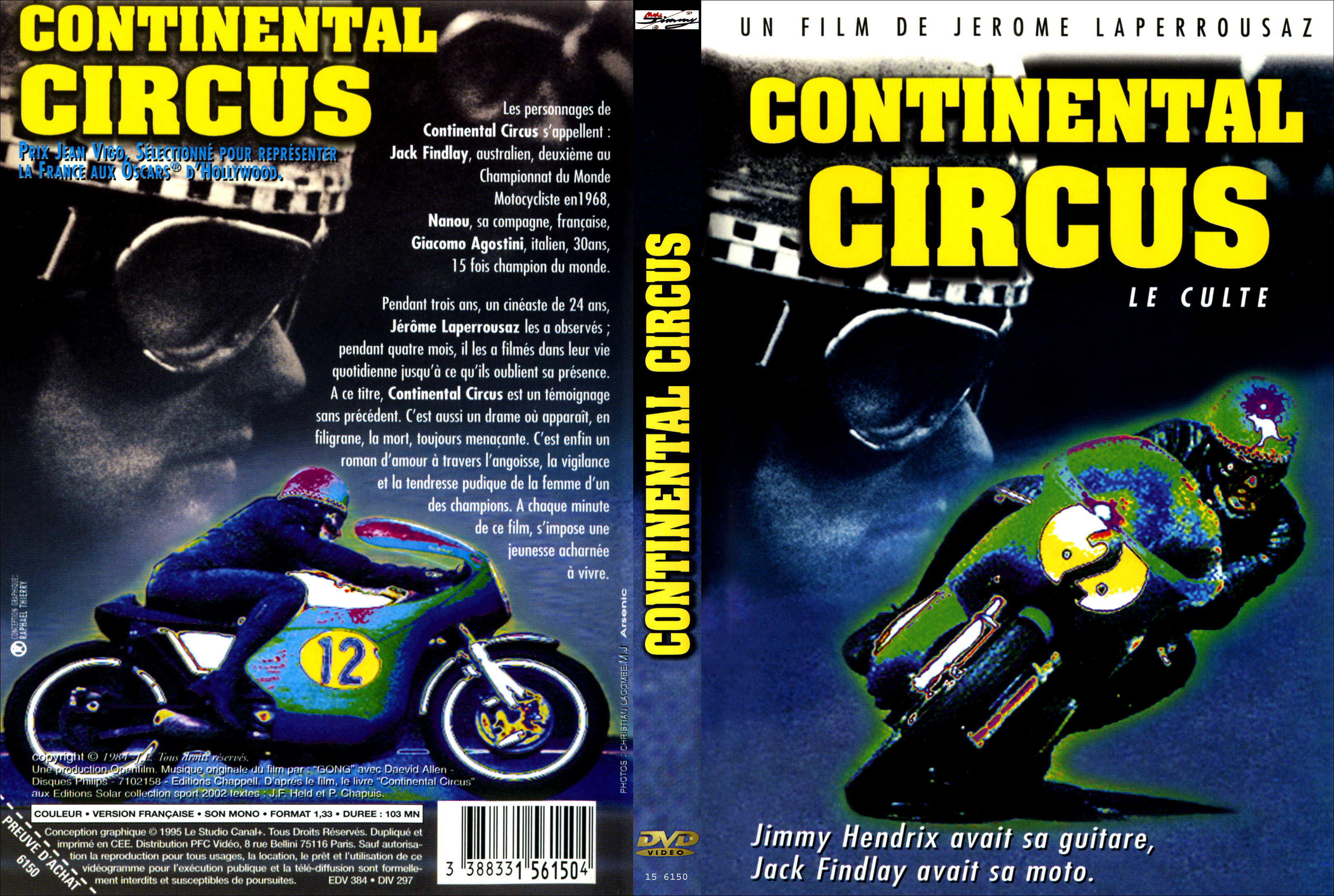 Jaquette DVD Continental circus custom