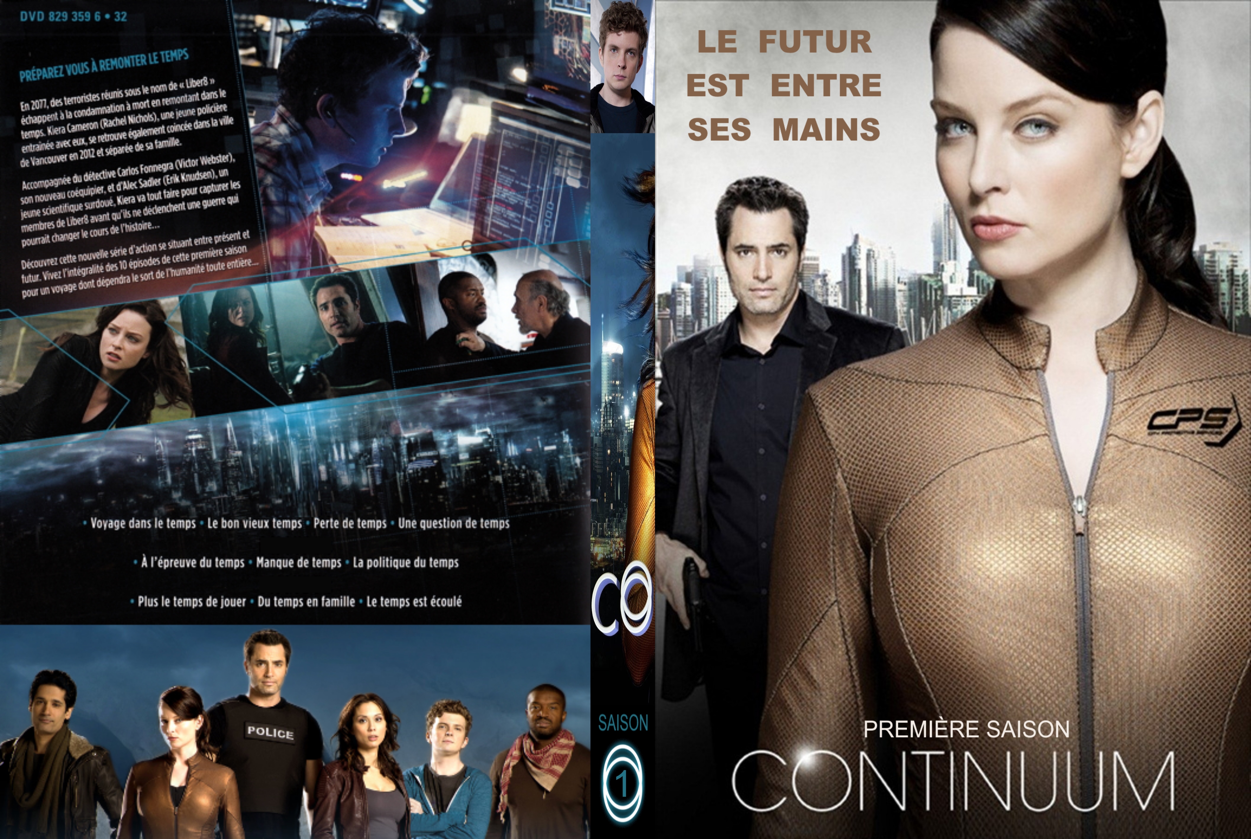 Jaquette DVD Continuum Saison 01 custom