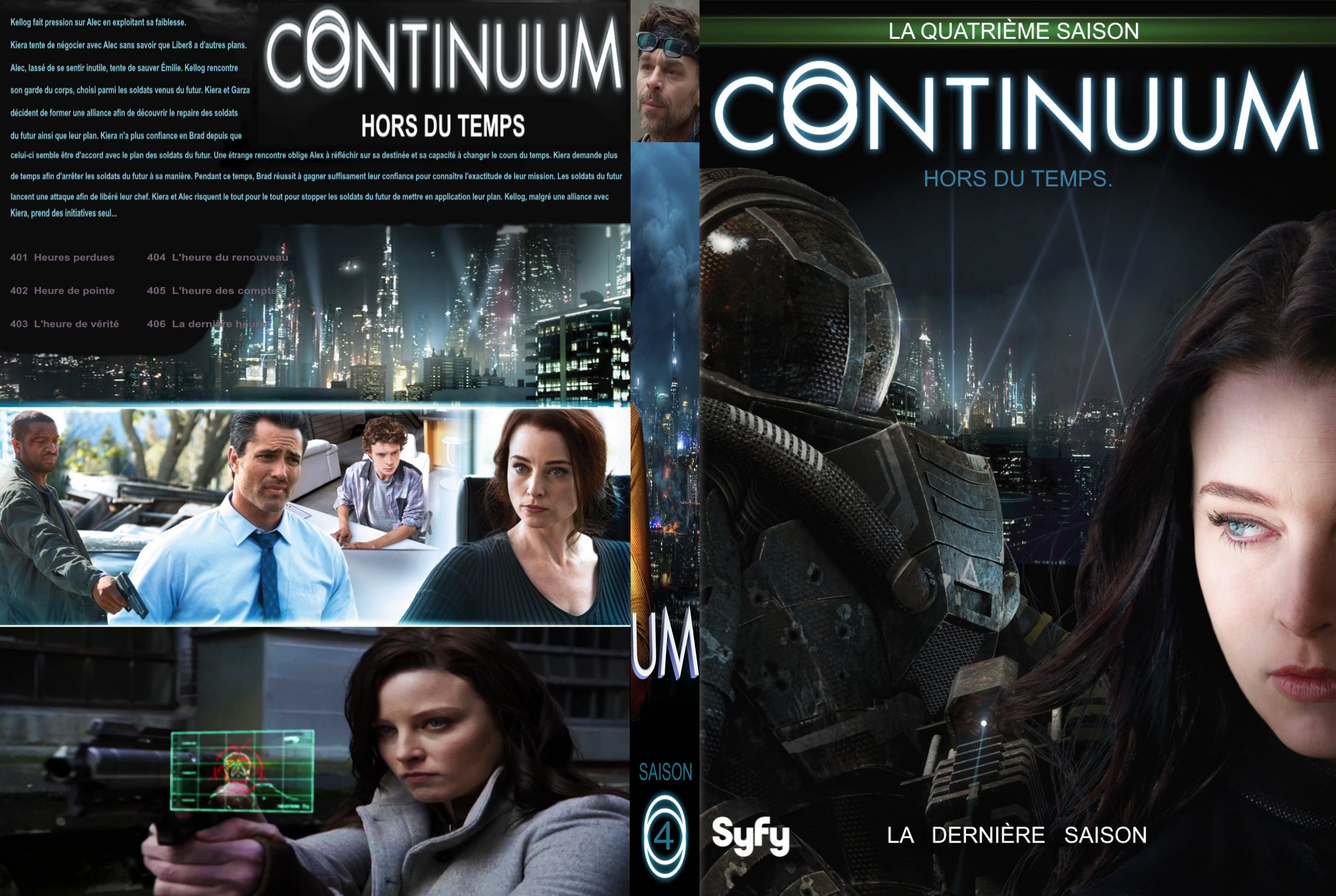 Jaquette DVD Continuum Saison 04 custom