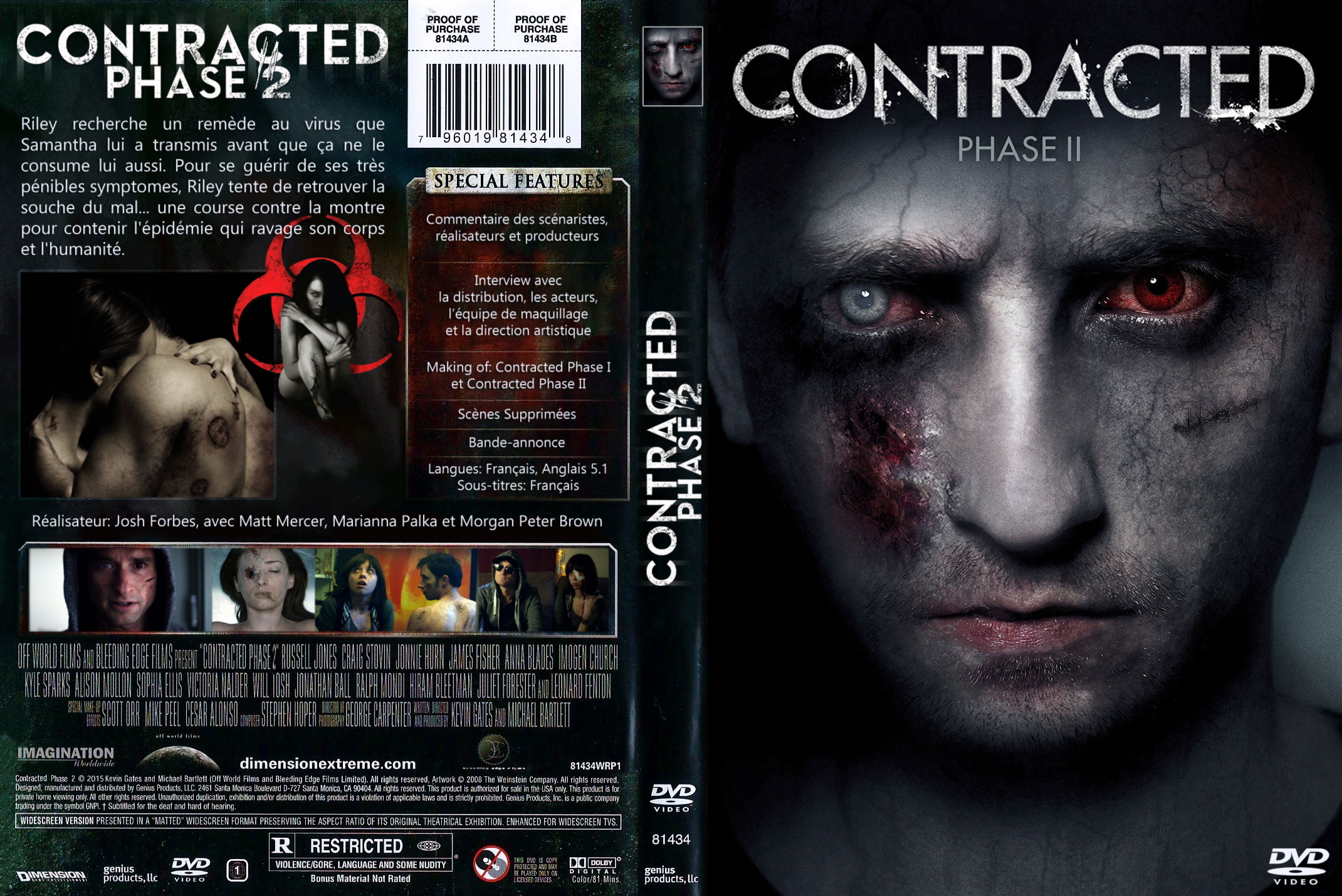 Jaquette DVD Contracted Phase 2 (Canadienne)