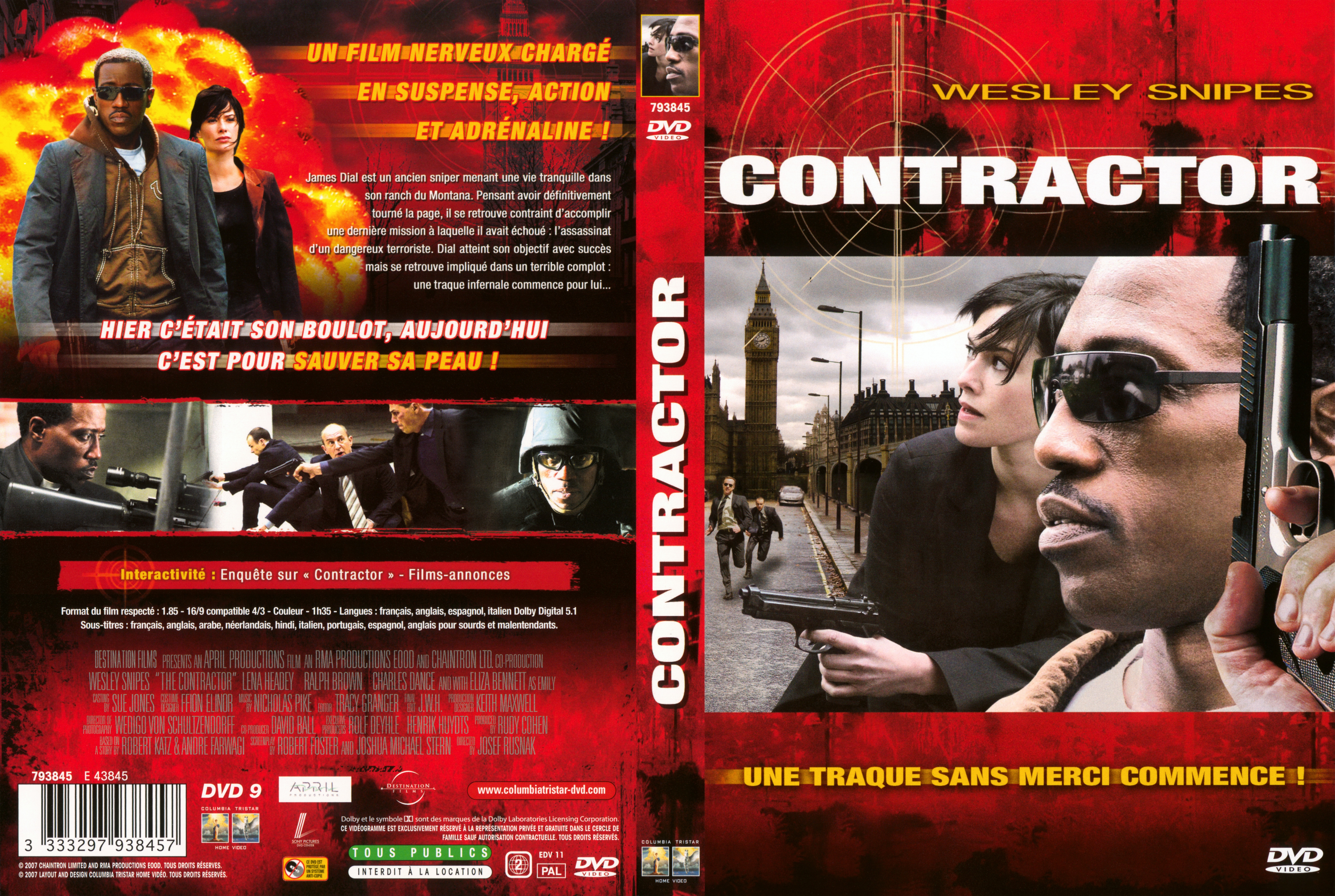 Jaquette DVD Contractor