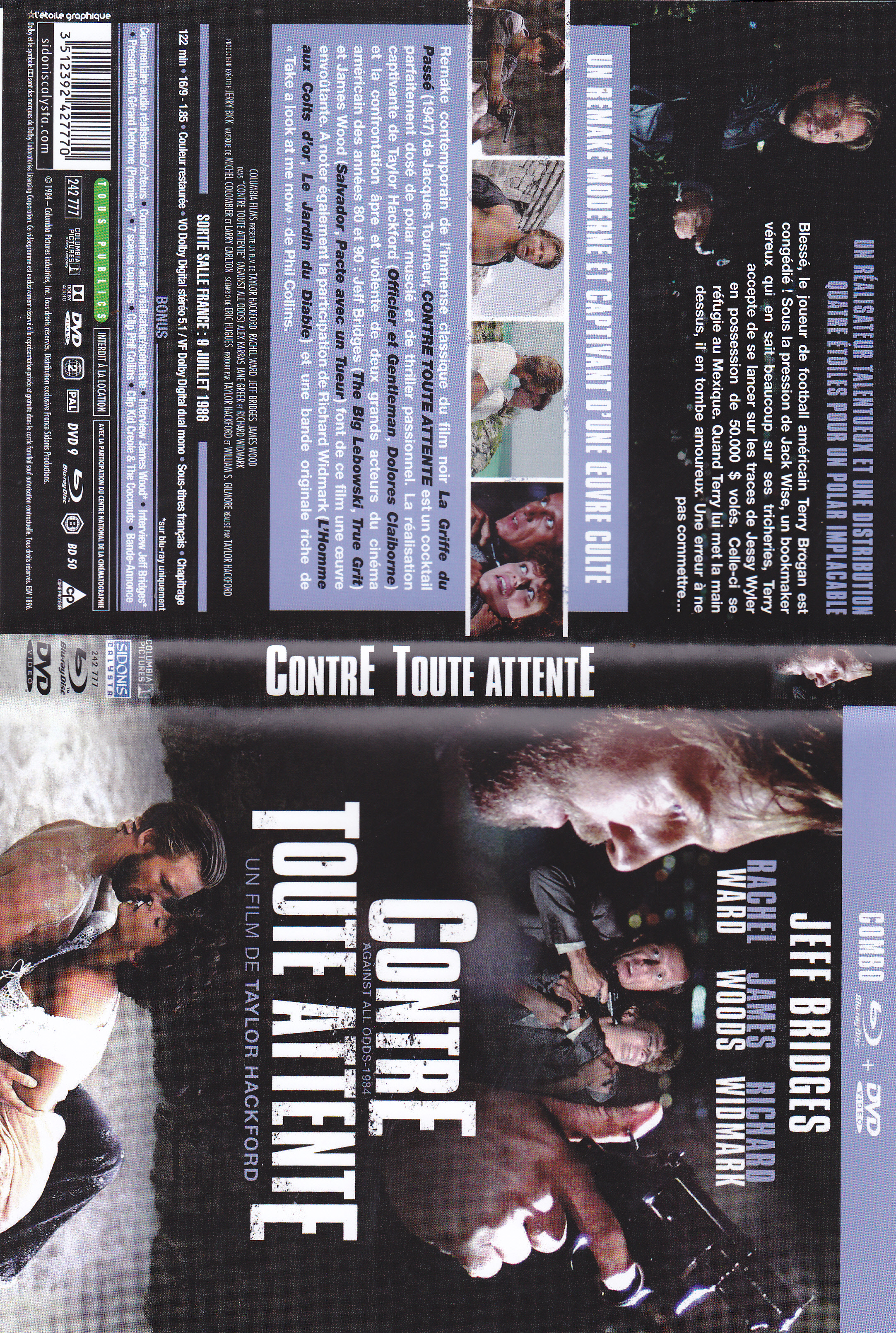 Jaquette DVD Contre toute attente v2