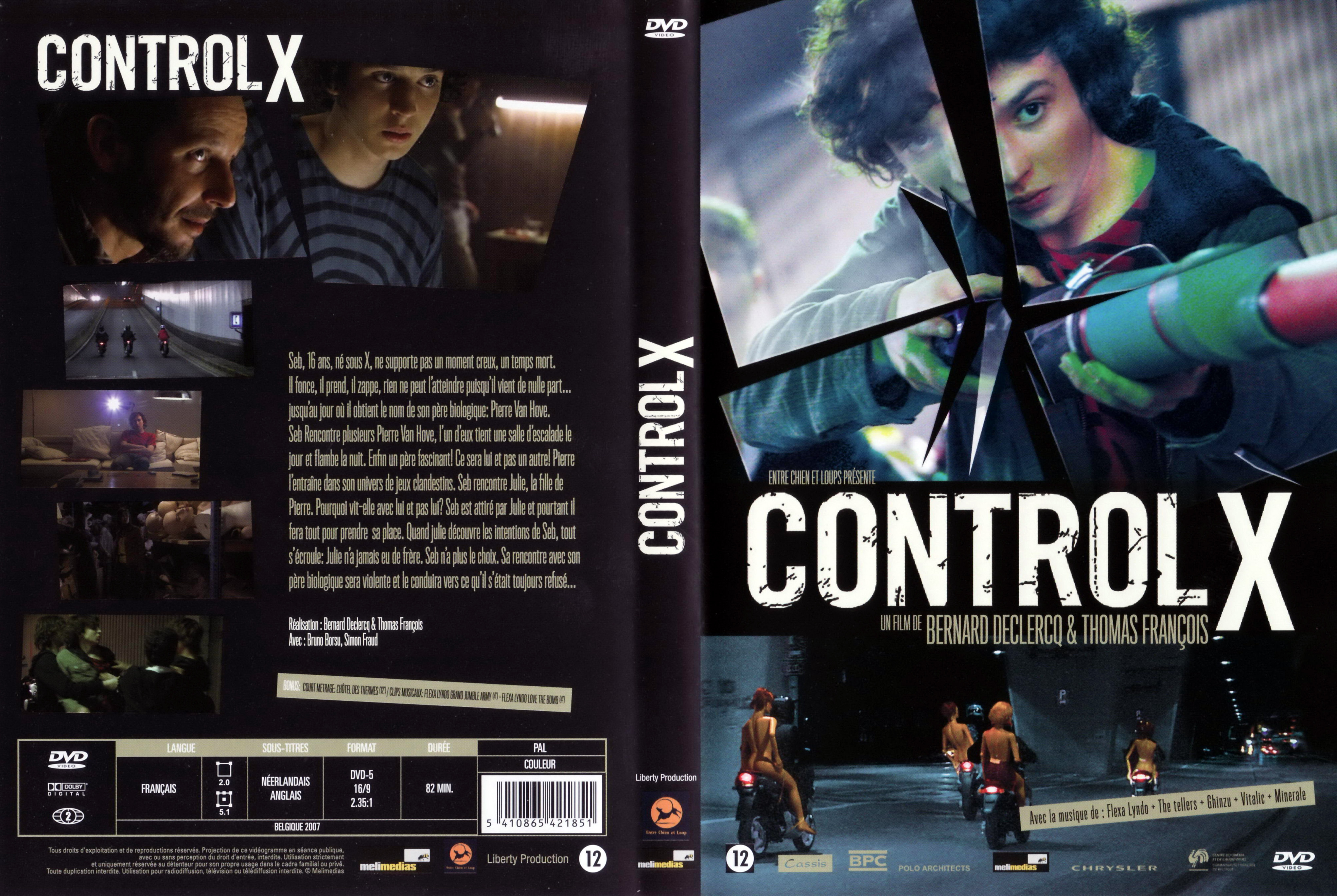 Jaquette DVD Control X