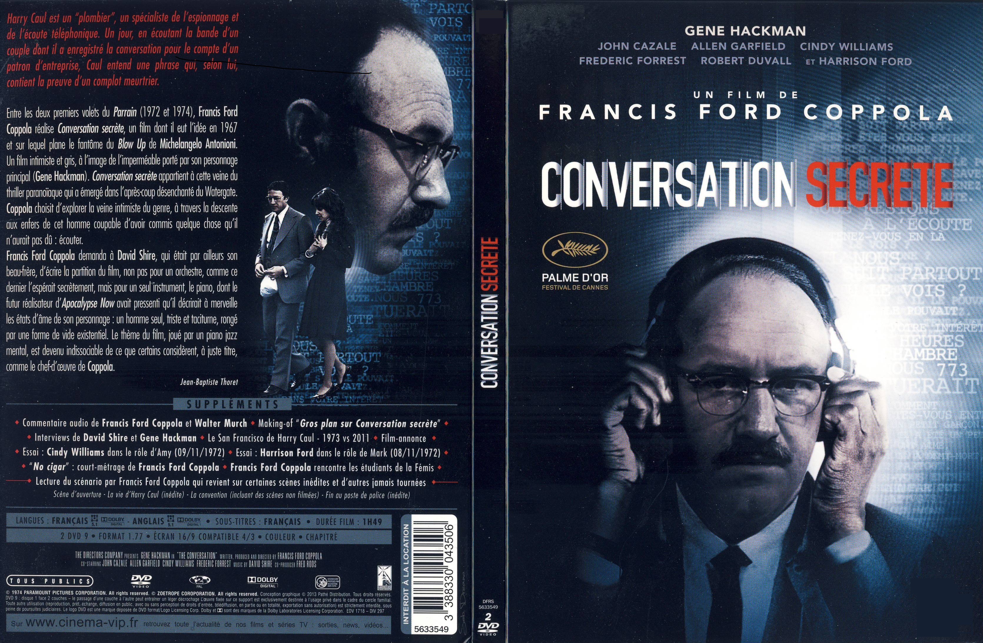 Jaquette DVD Conversation secrte