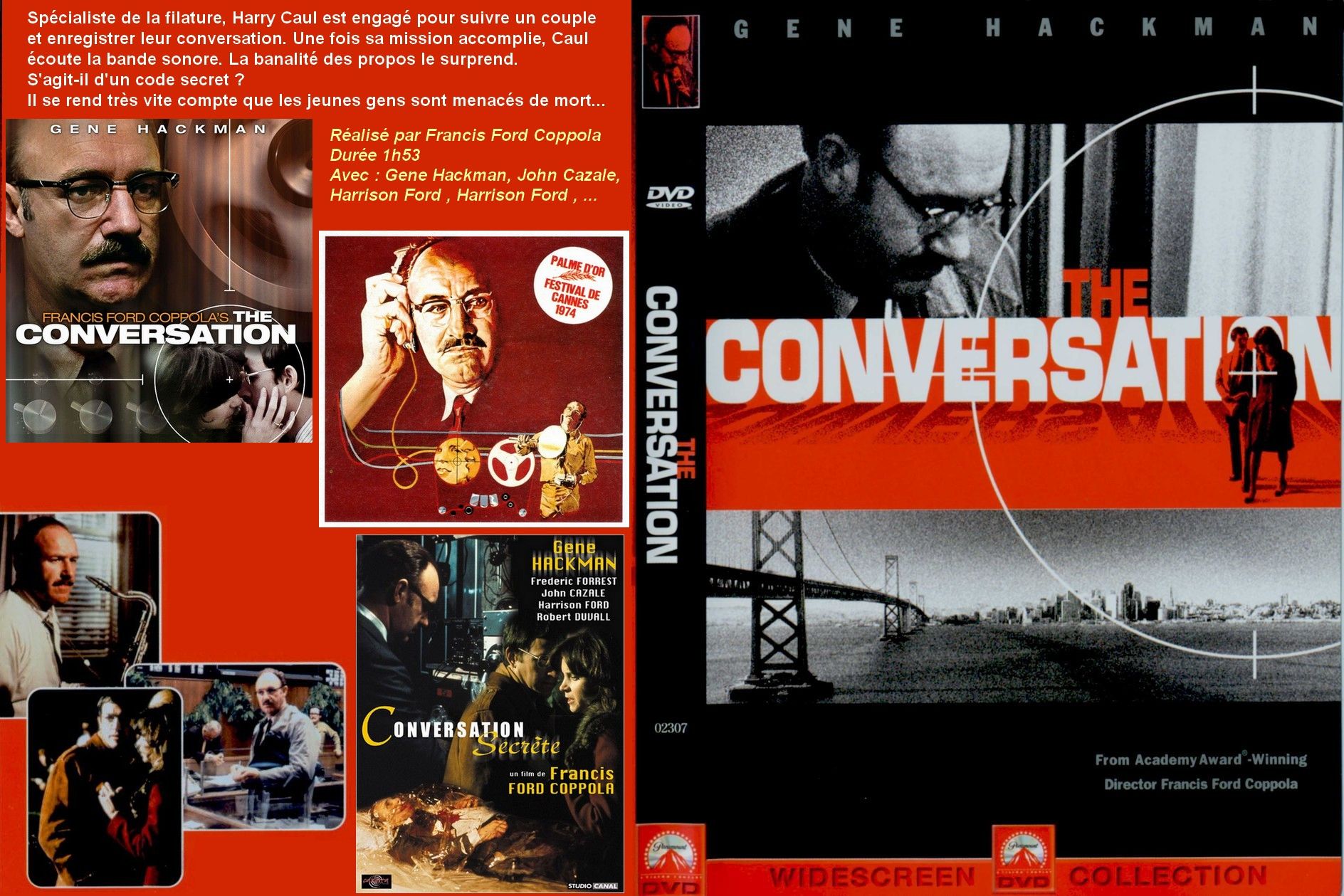 Jaquette DVD Conversation secrte custom