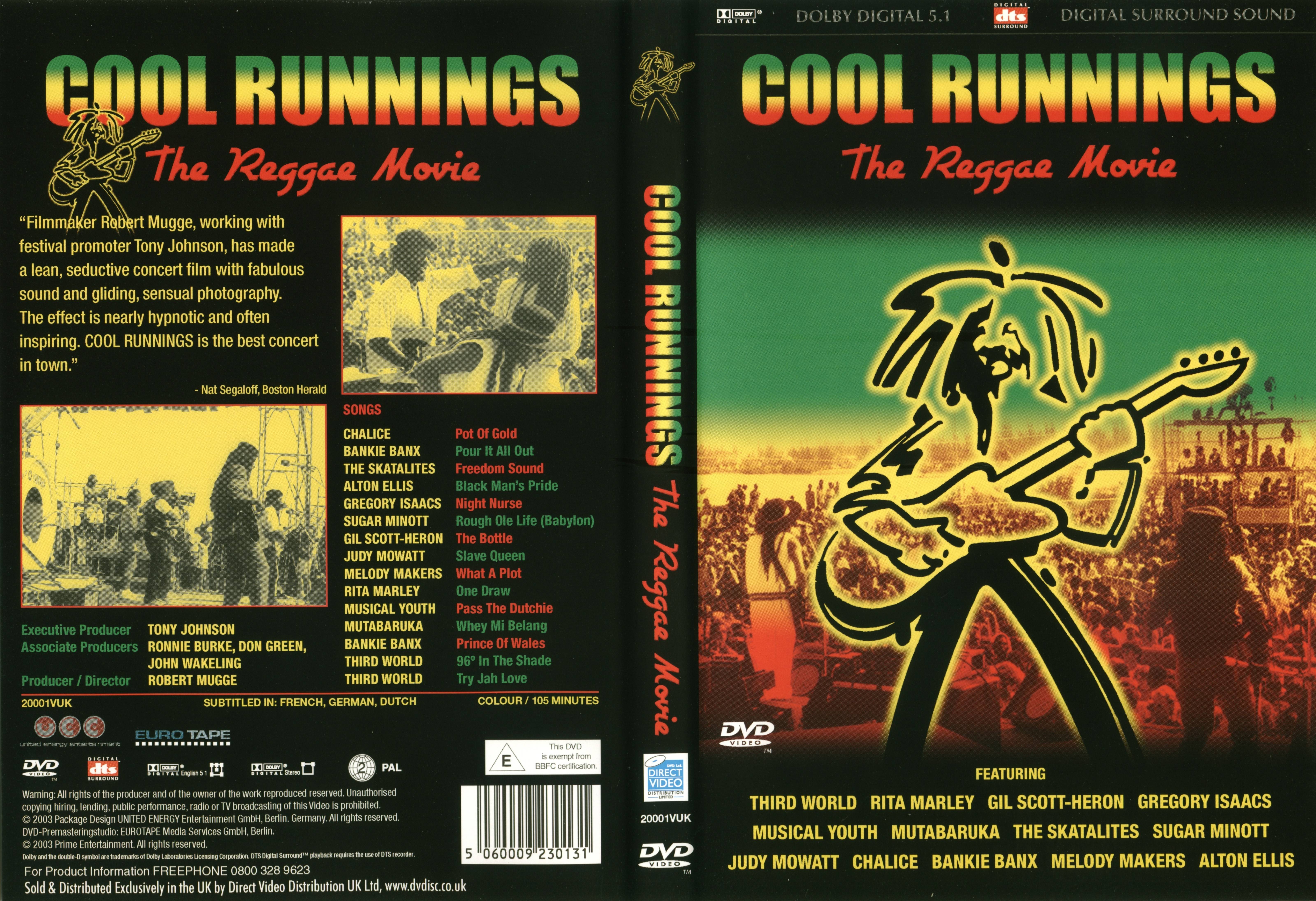 Jaquette DVD Cool runnings the reggae movie