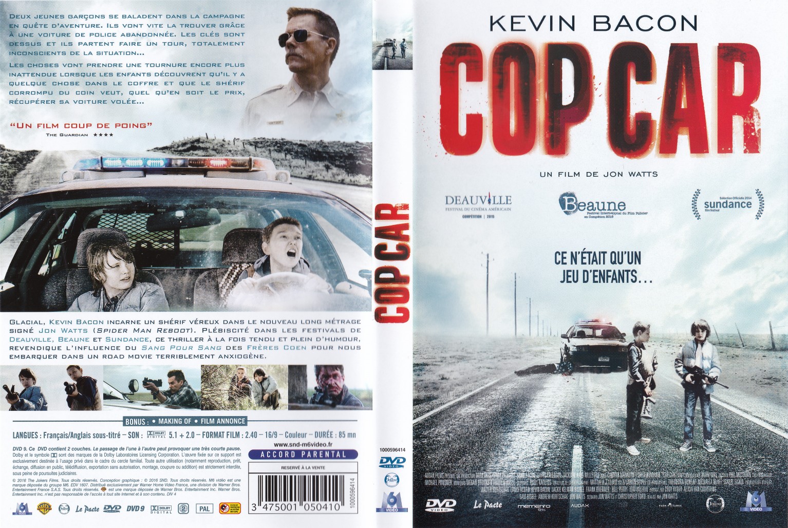 Jaquette DVD Cop Car