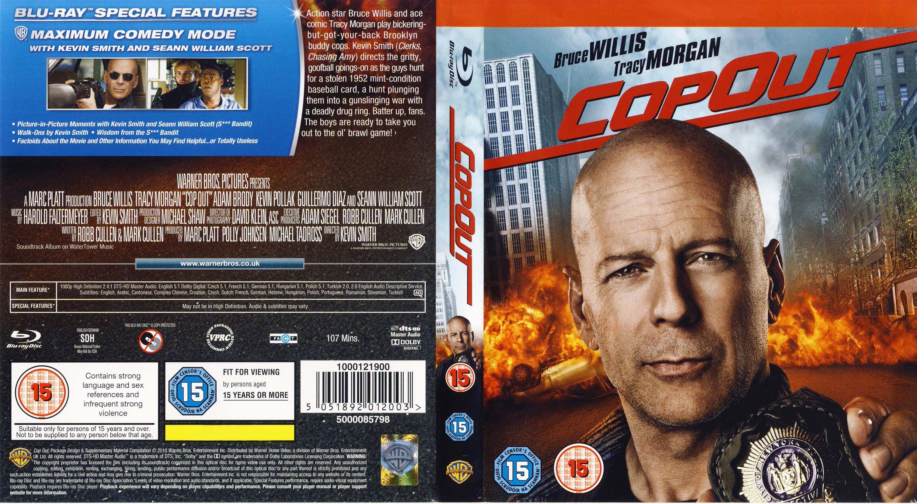 Jaquette DVD Cop Out - Top cops Zone 1 (BLU-RAY)