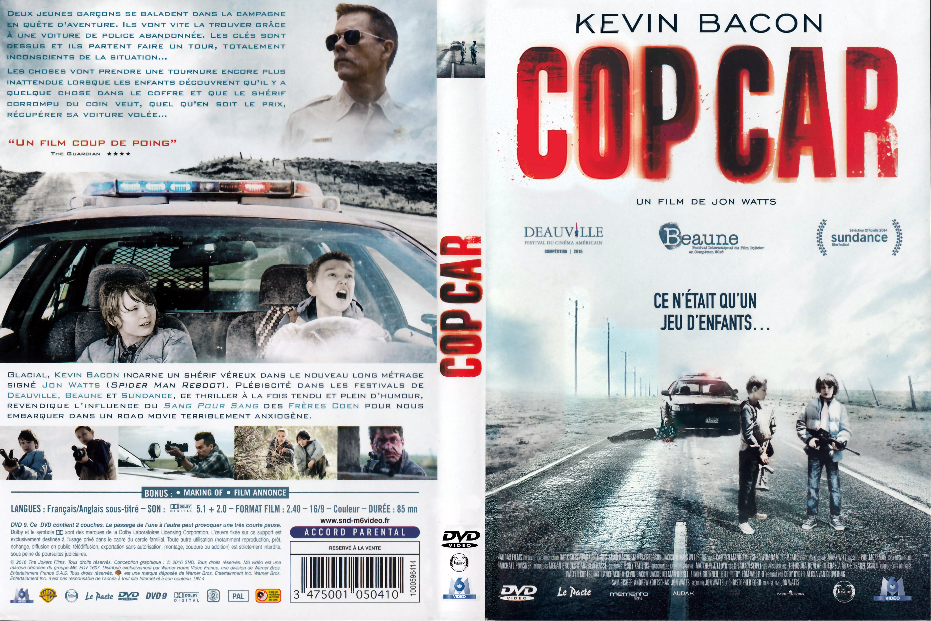 Jaquette DVD Cop car