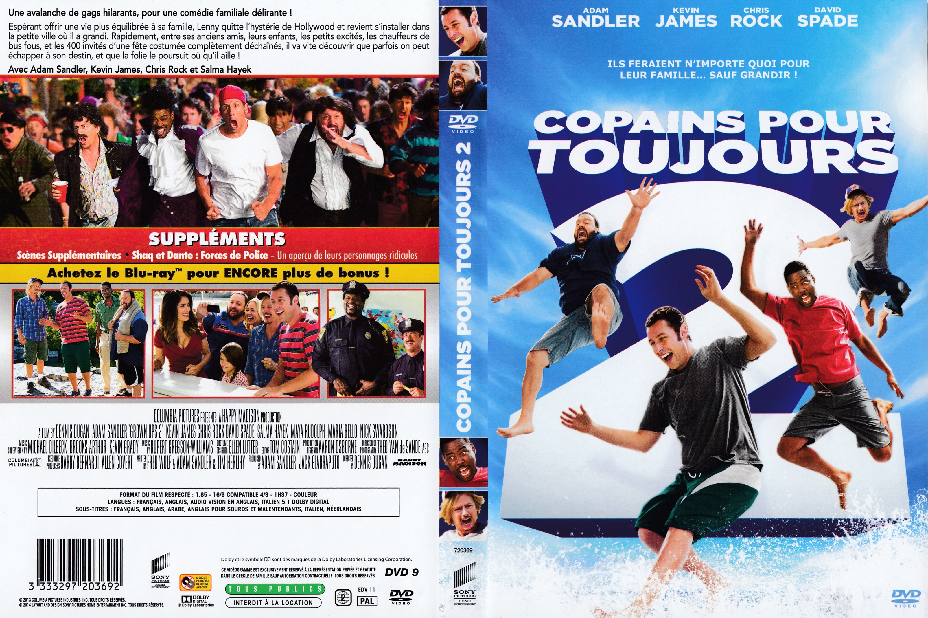 Jaquette DVD Copains pour toujours 2