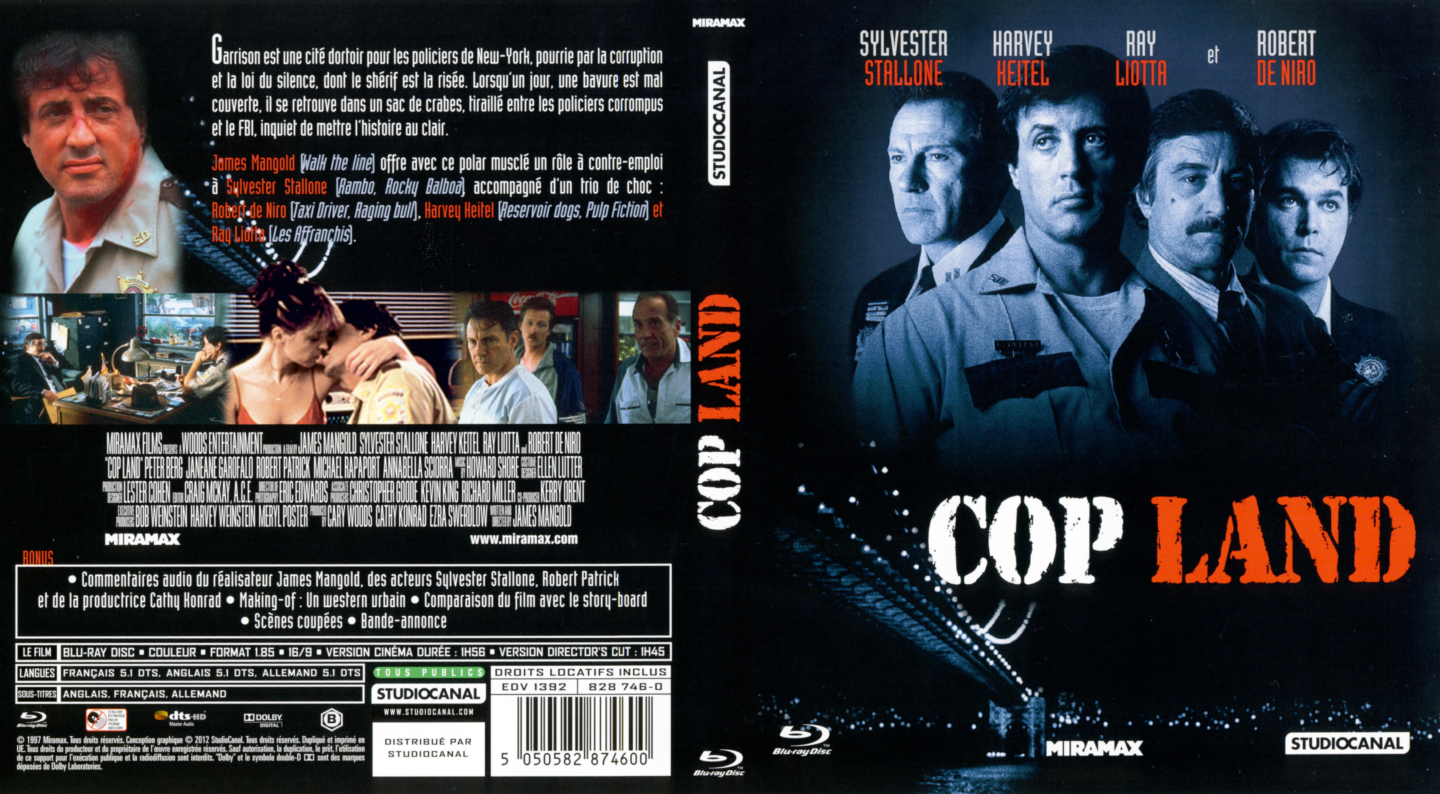 Jaquette DVD Copland (BLU-RAY)