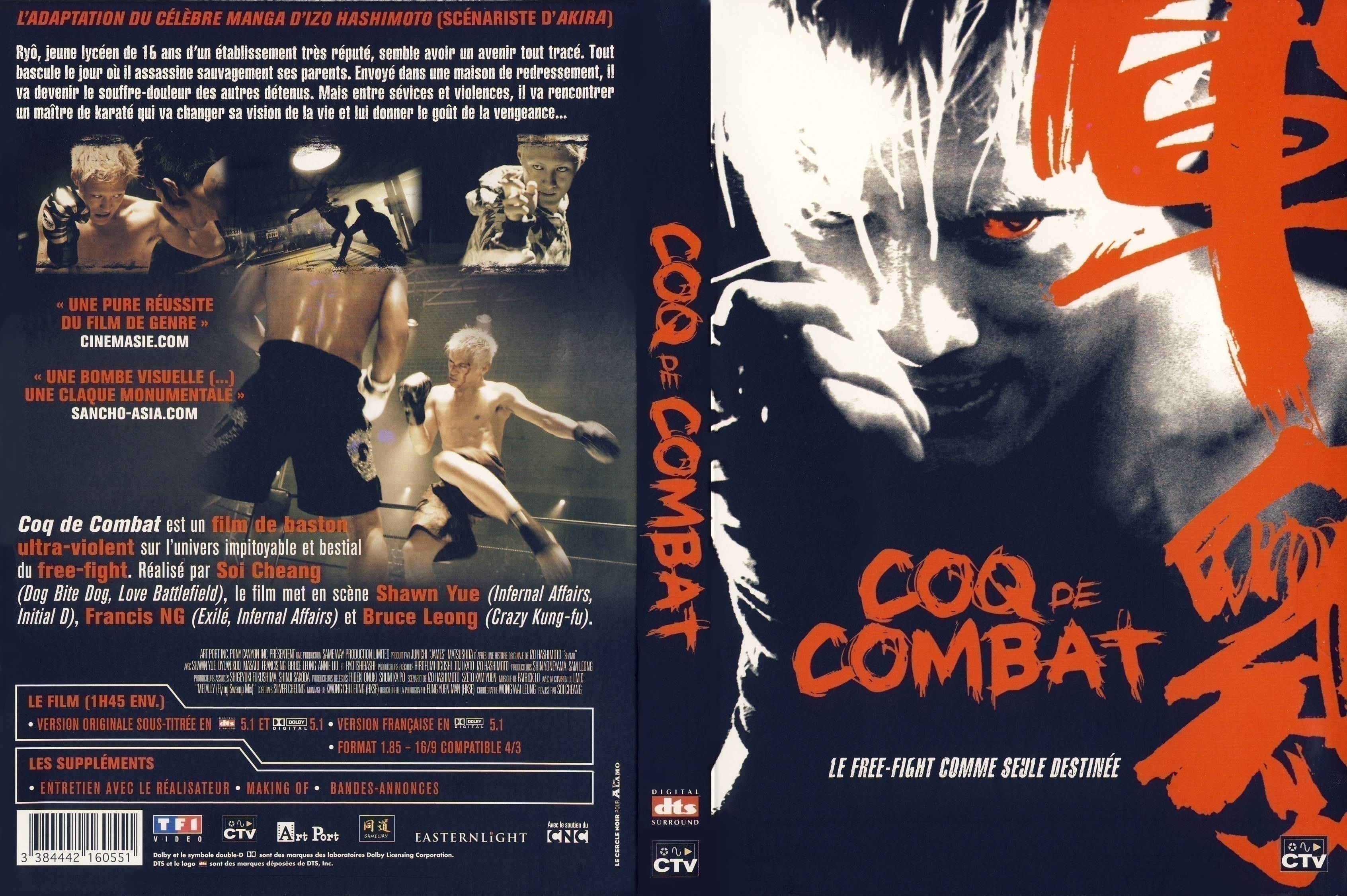 Jaquette DVD Coq de Combat