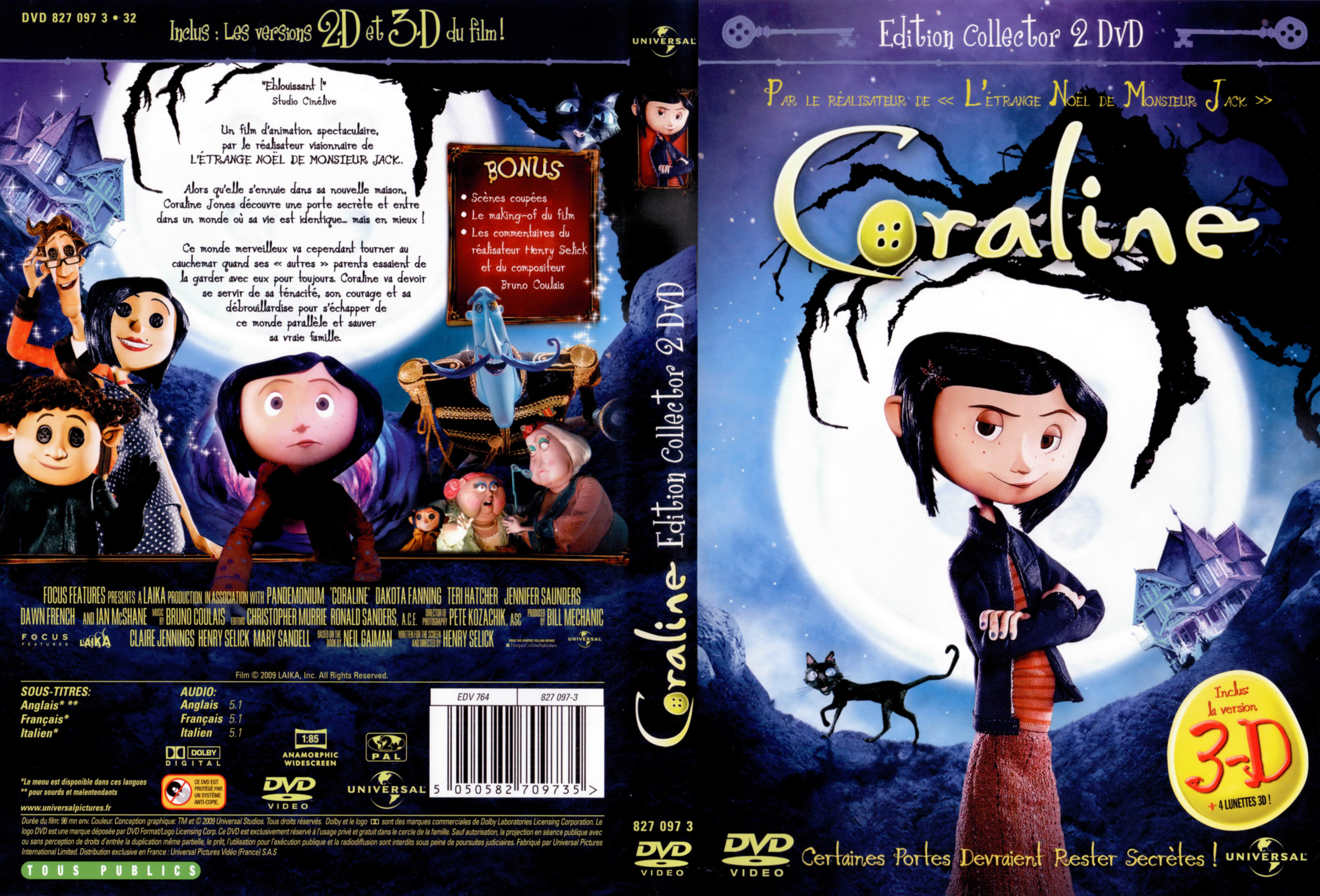 Jaquette DVD Coraline