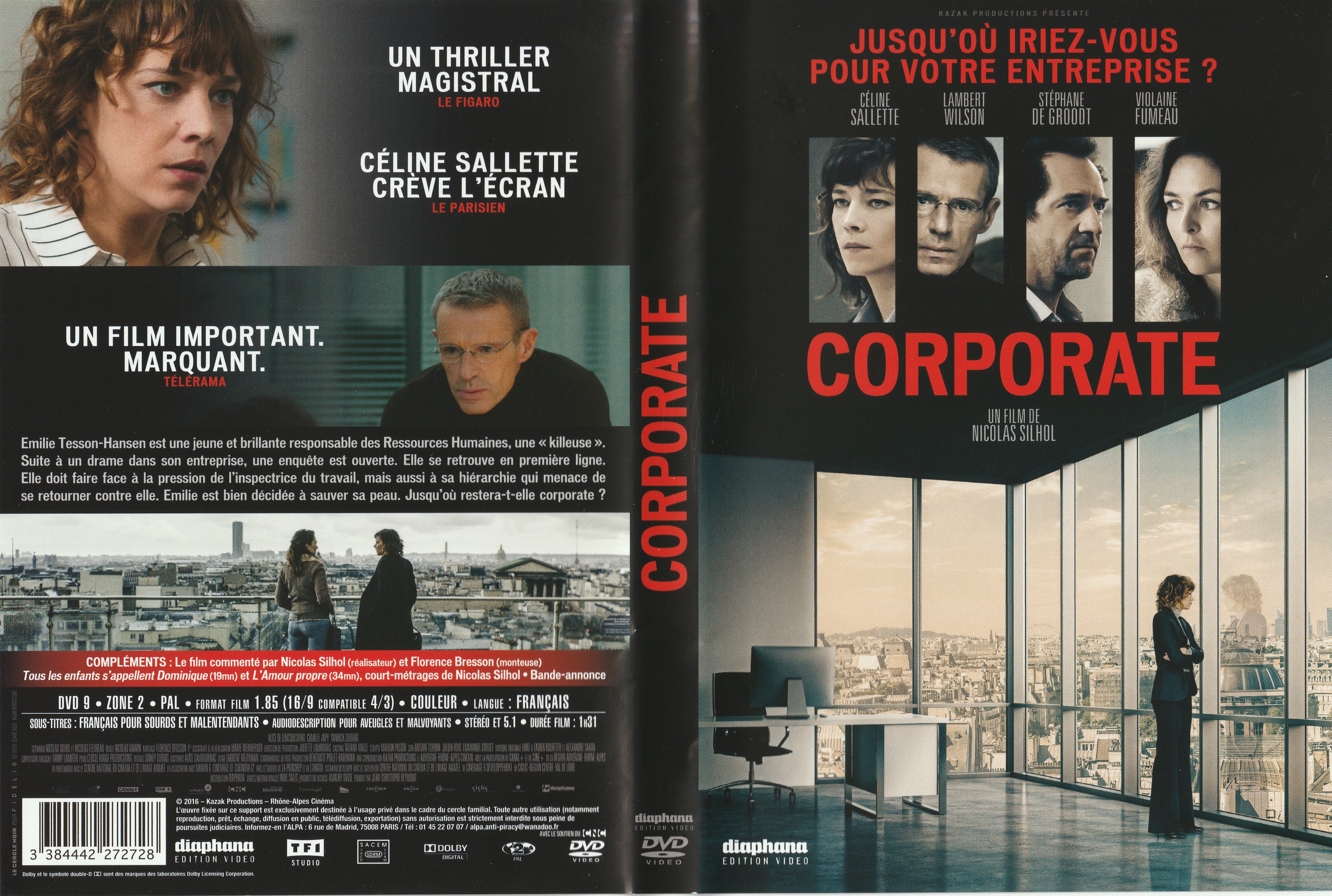 Jaquette DVD Corporate