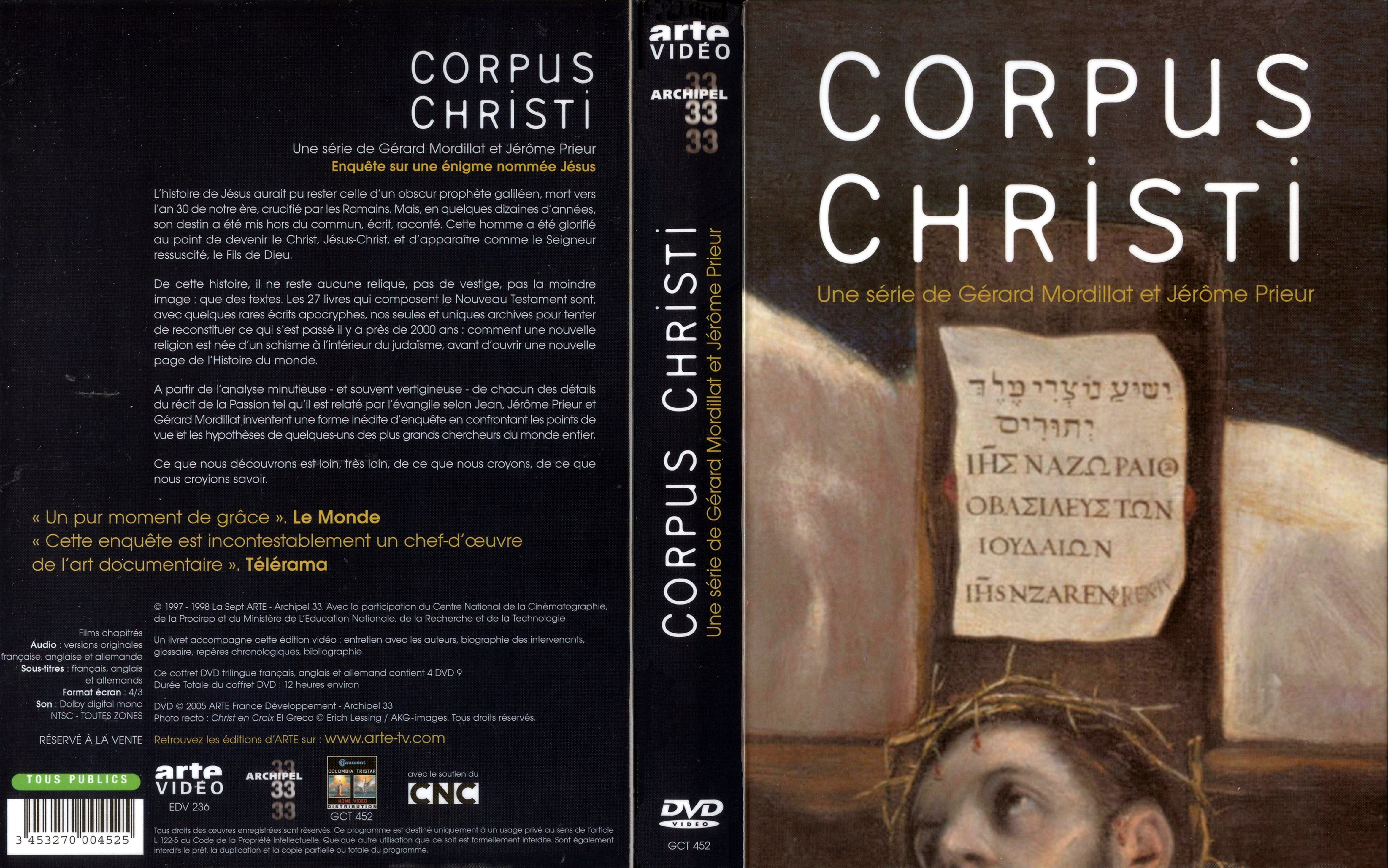Jaquette DVD Corpus Christi