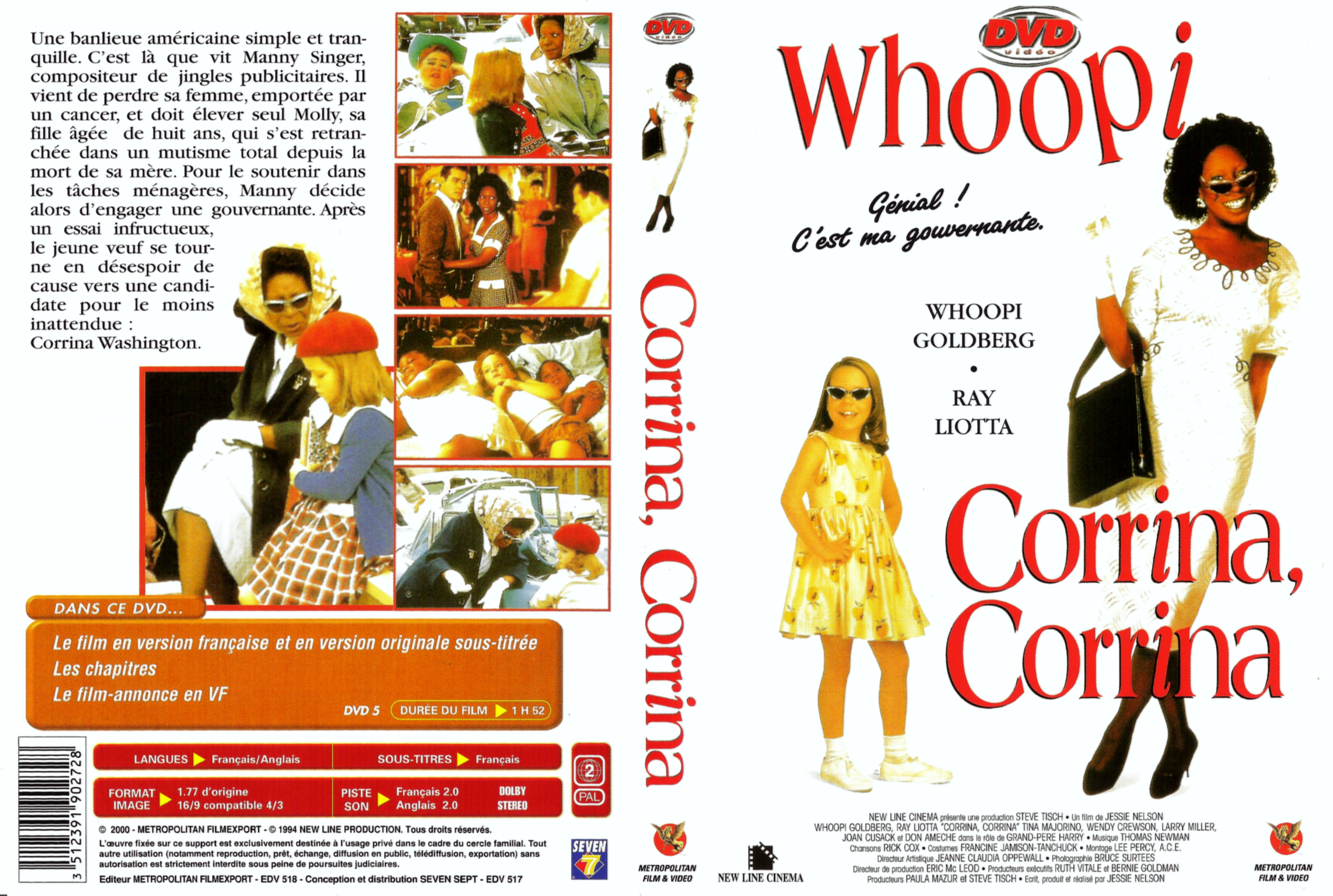 Jaquette DVD Corrina Corrina