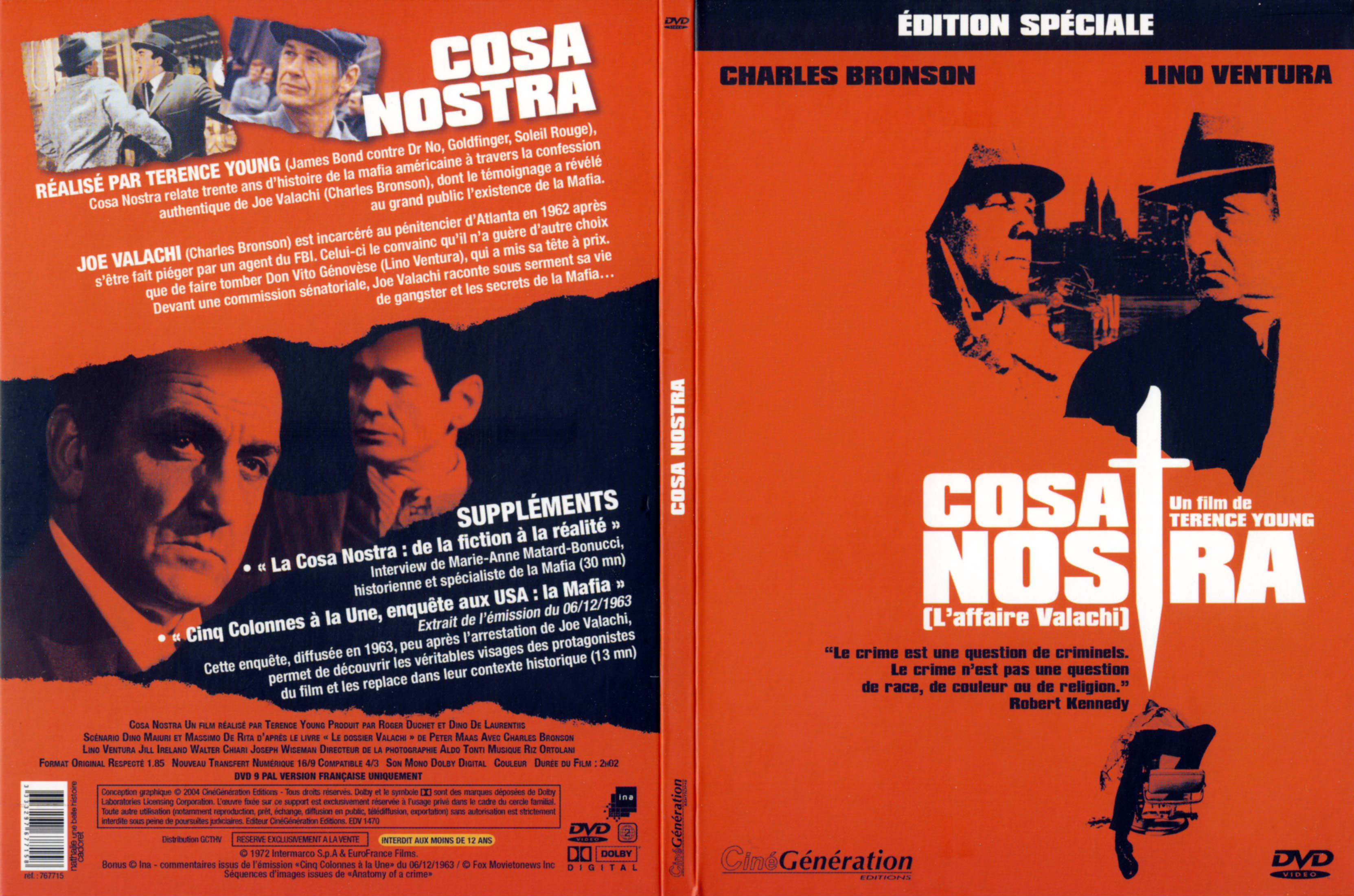 Jaquette DVD Cosa nostra