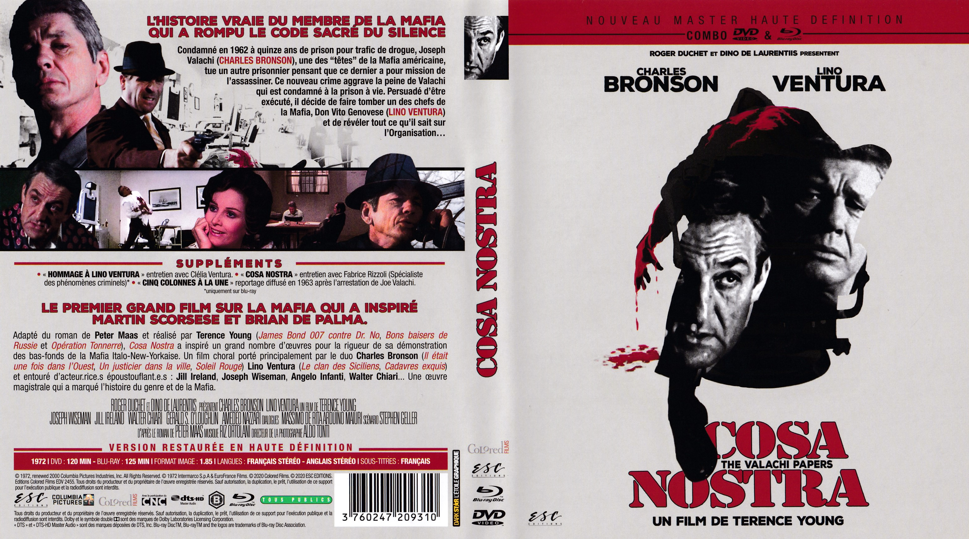 Jaquette DVD Cosa nostra (BLU-RAY)