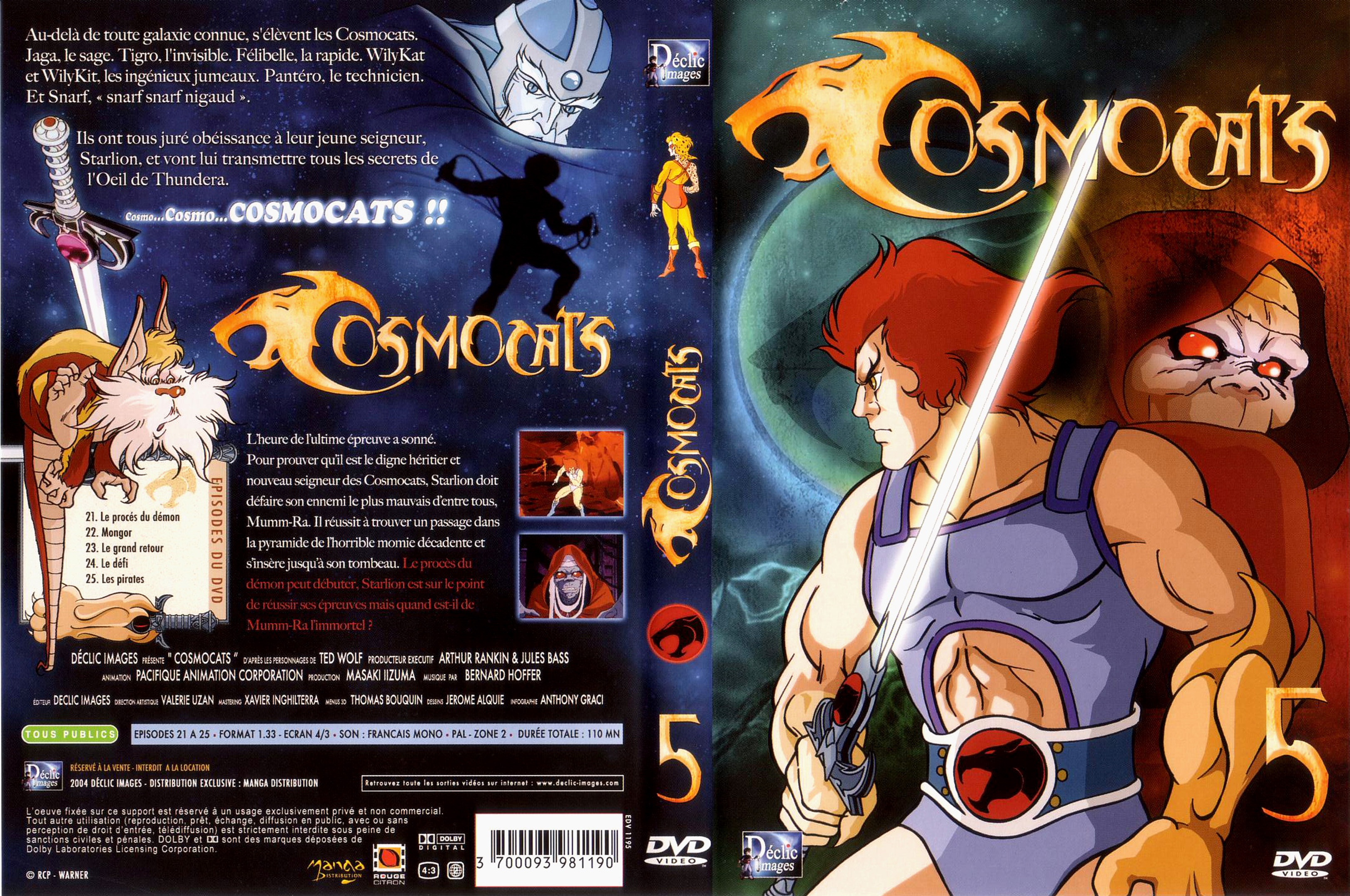 Jaquette DVD Cosmocats vol 05