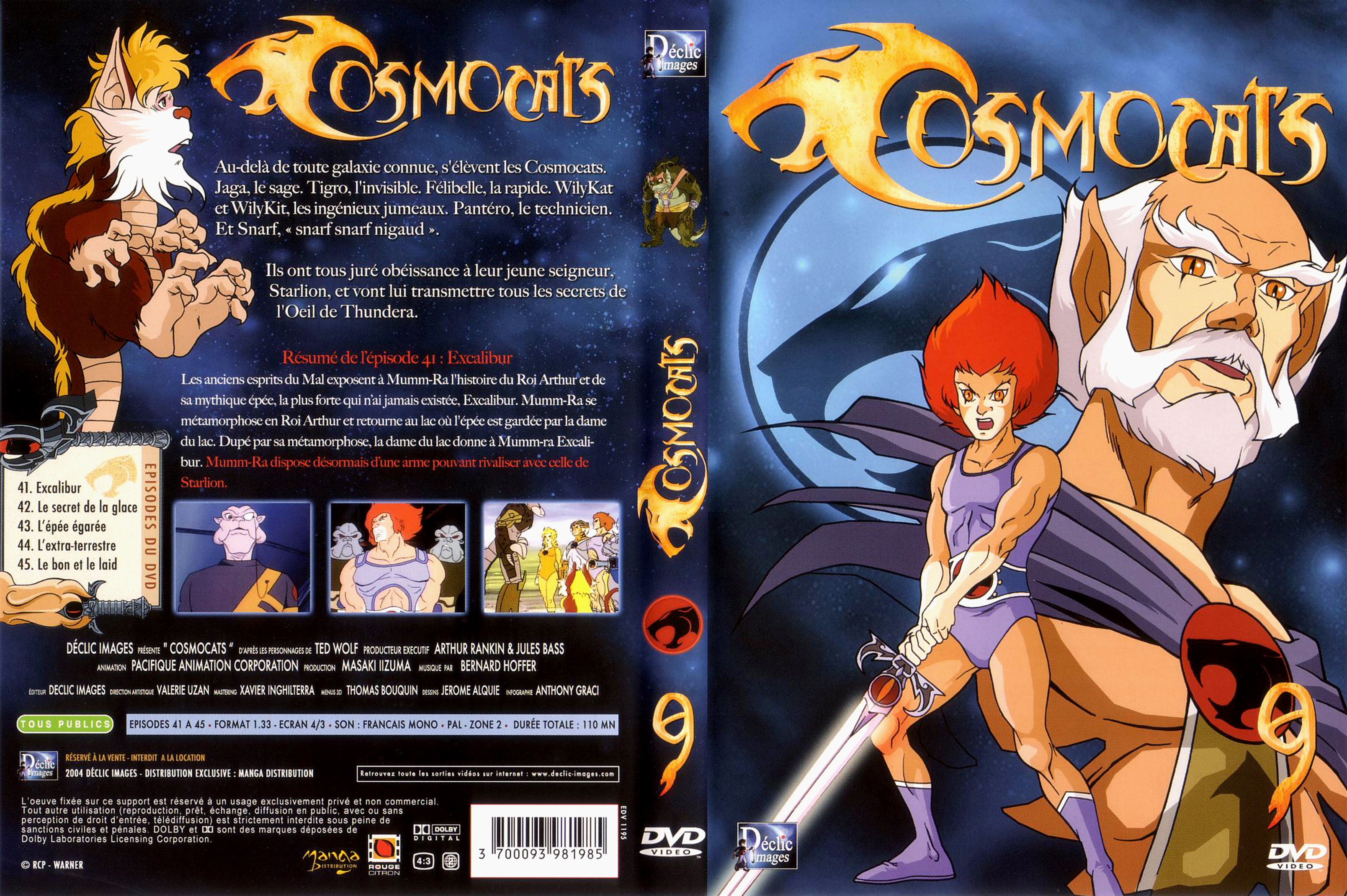 Jaquette DVD Cosmocats vol 09