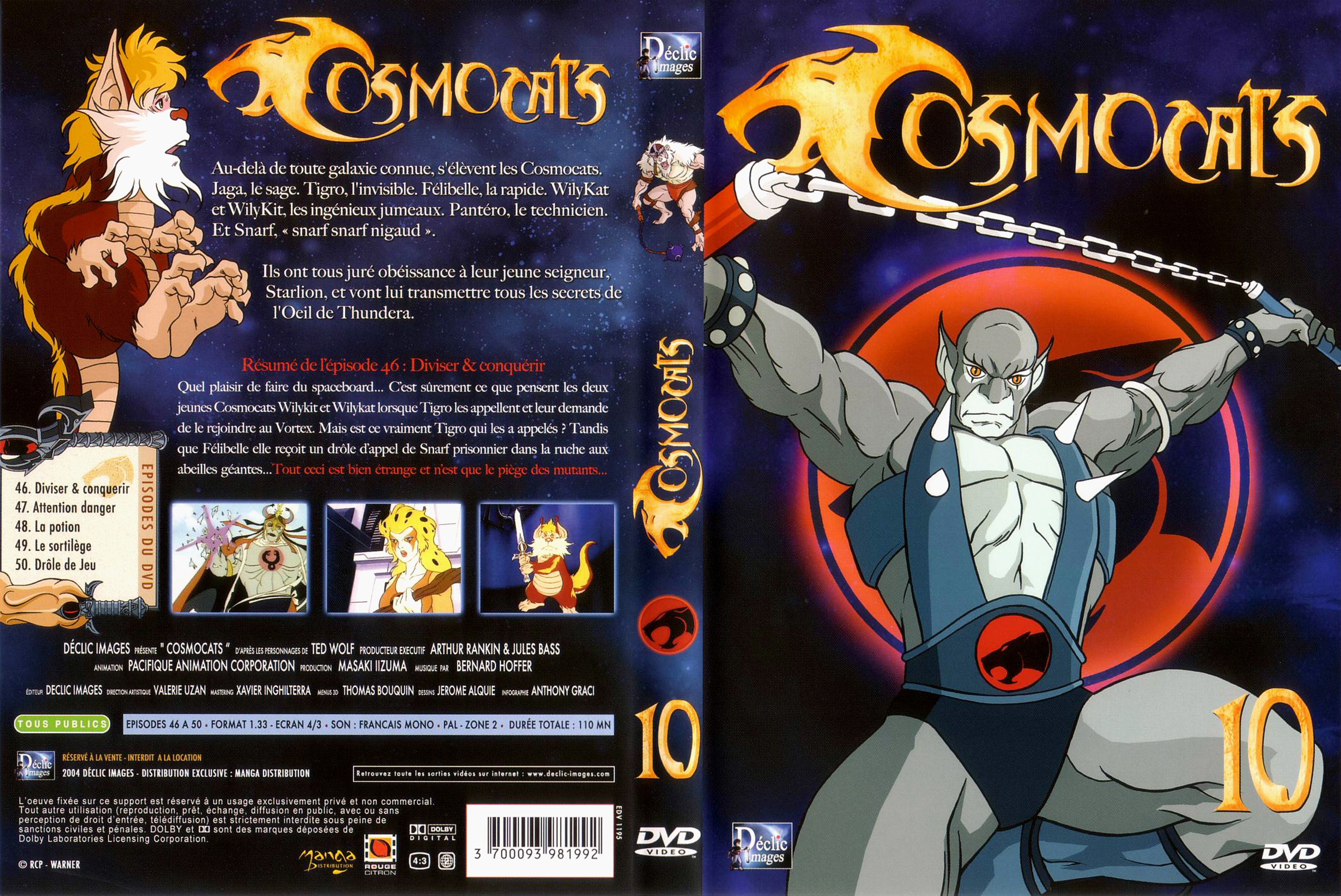 Jaquette DVD Cosmocats vol 10