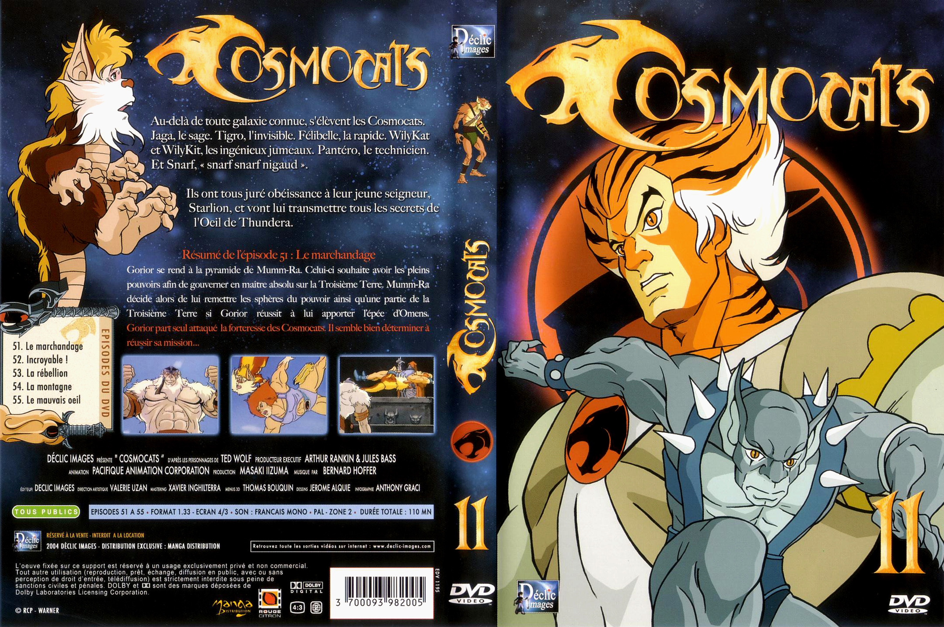 Jaquette DVD Cosmocats vol 11