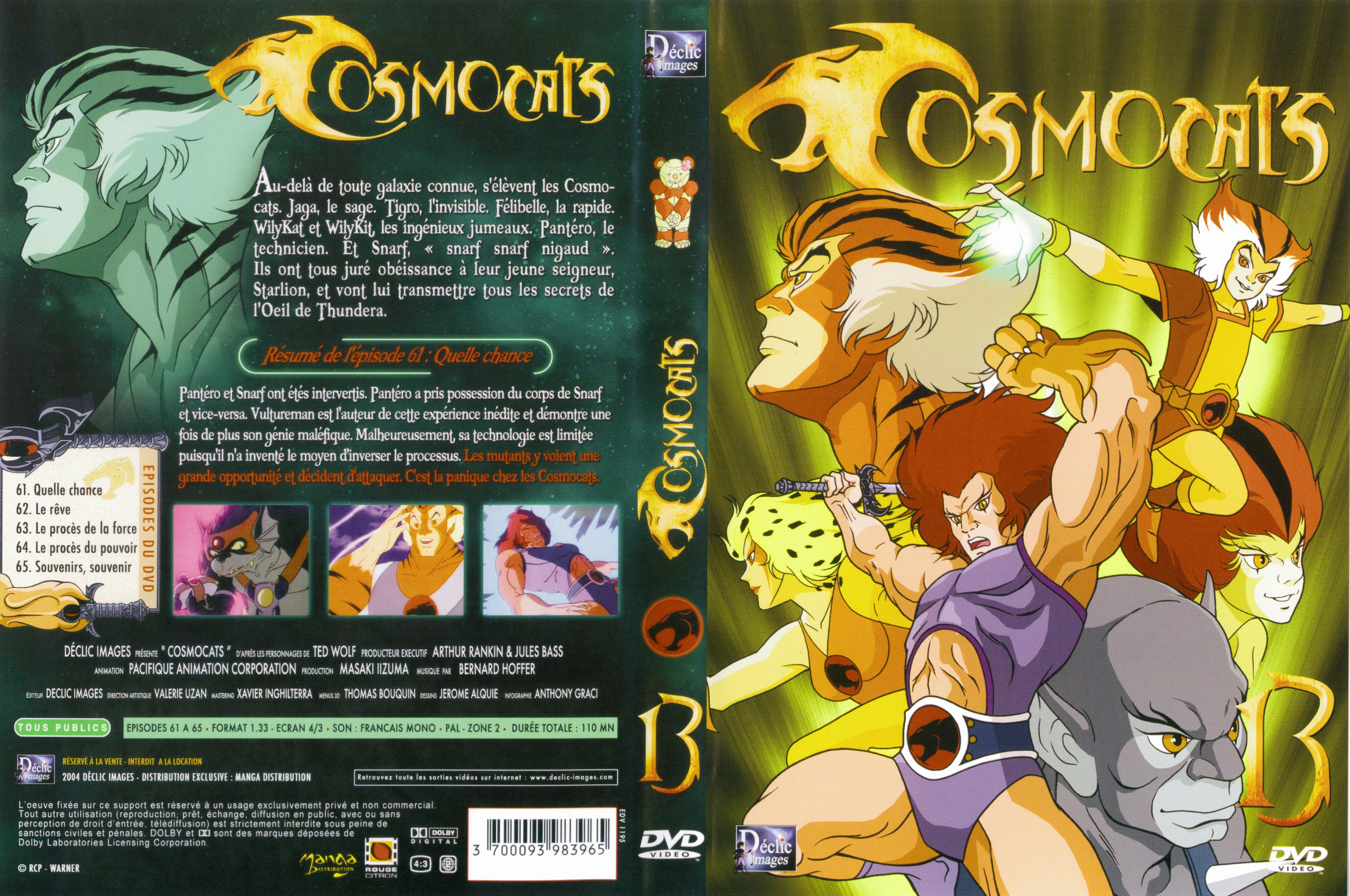 Jaquette DVD Cosmocats vol 13