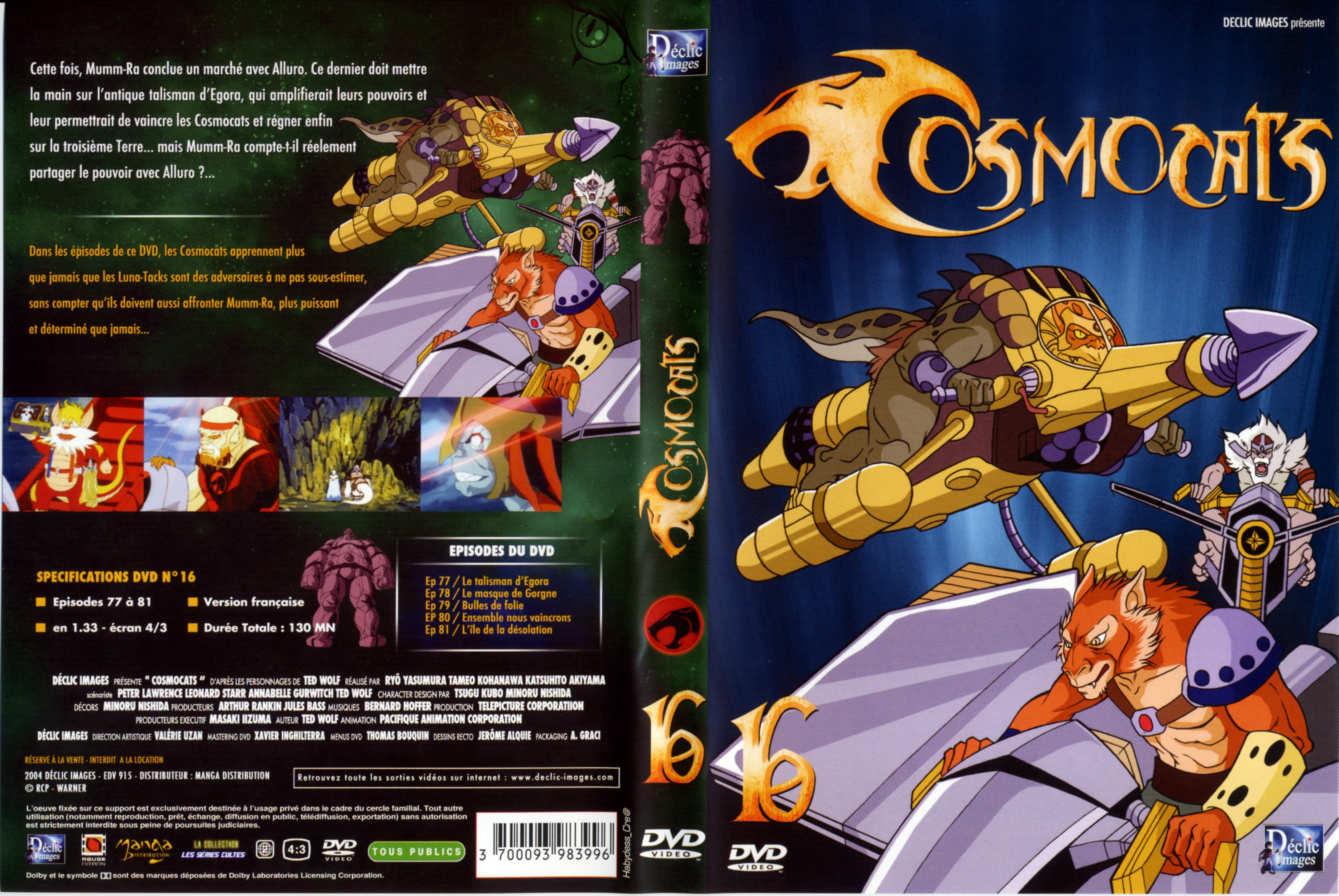 Jaquette DVD Cosmocats vol 16