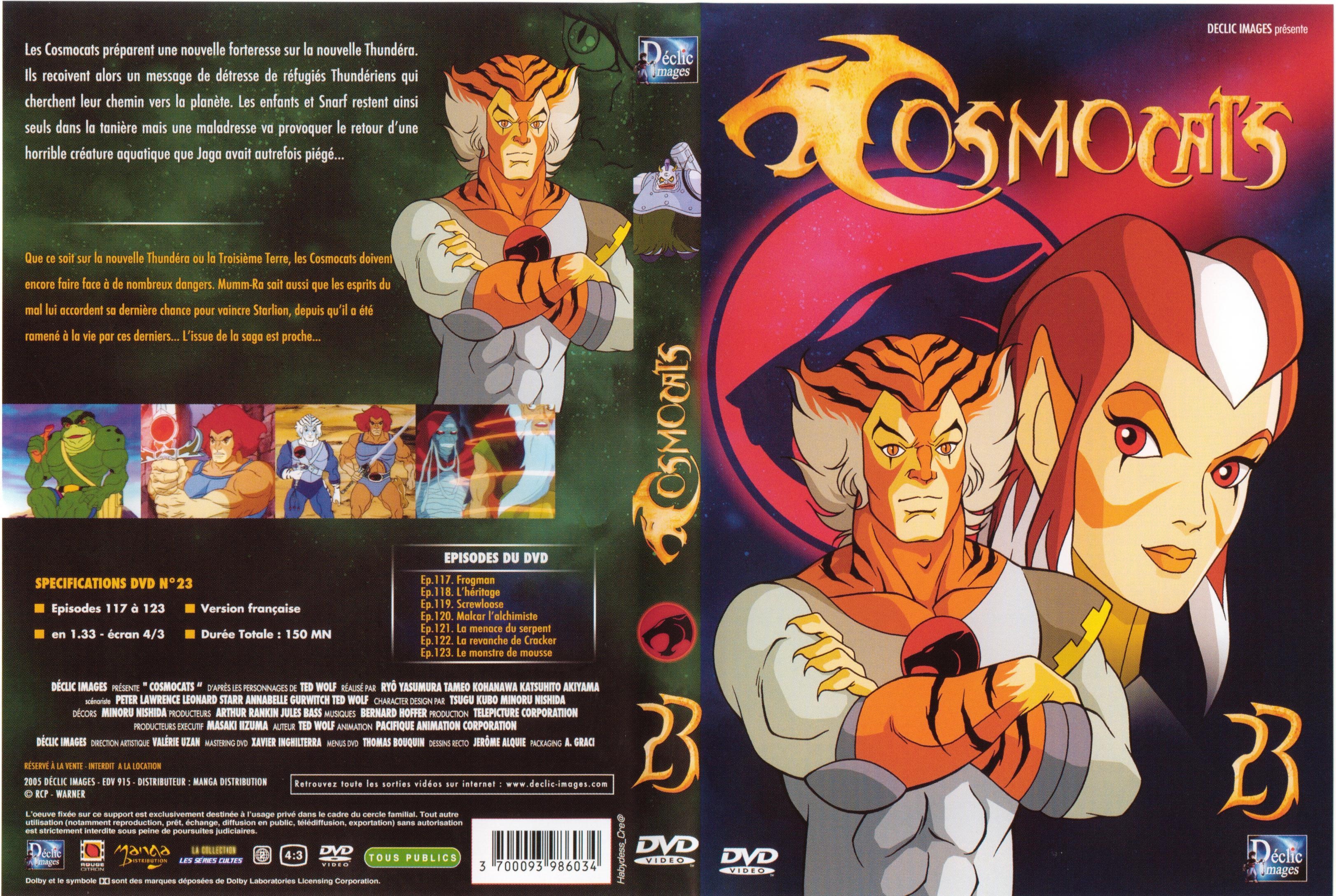 Jaquette DVD Cosmocats vol 23