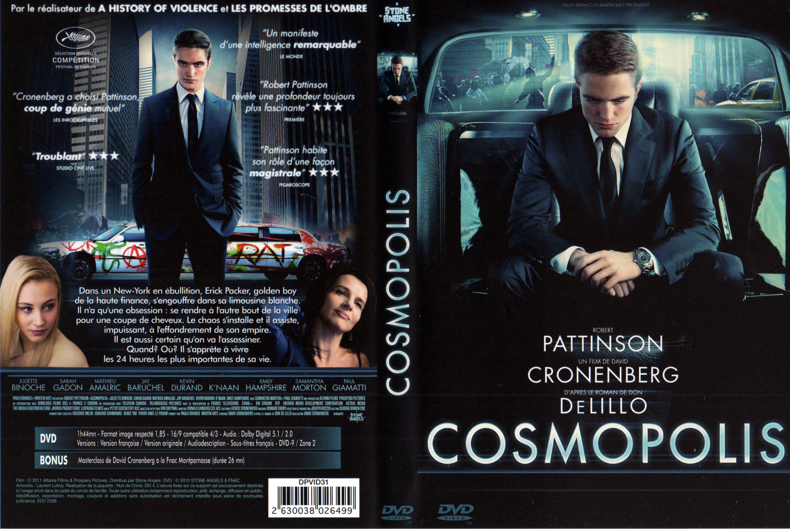 Jaquette DVD Cosmopolis