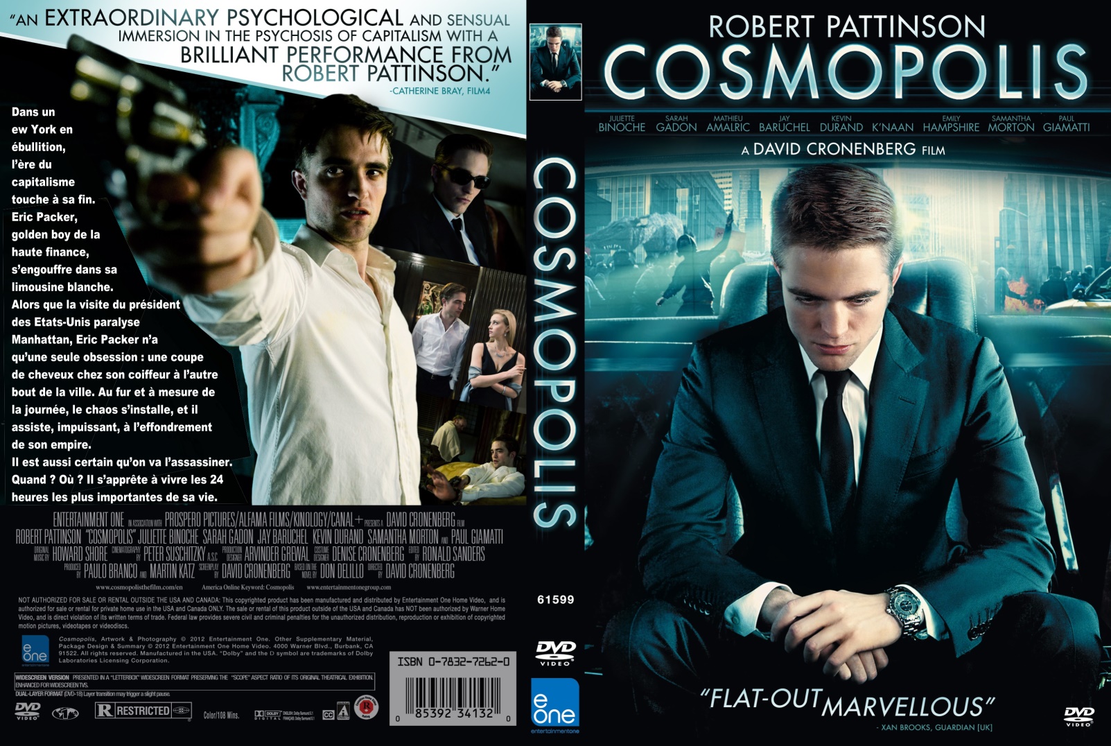 Jaquette DVD Cosmopolis custom