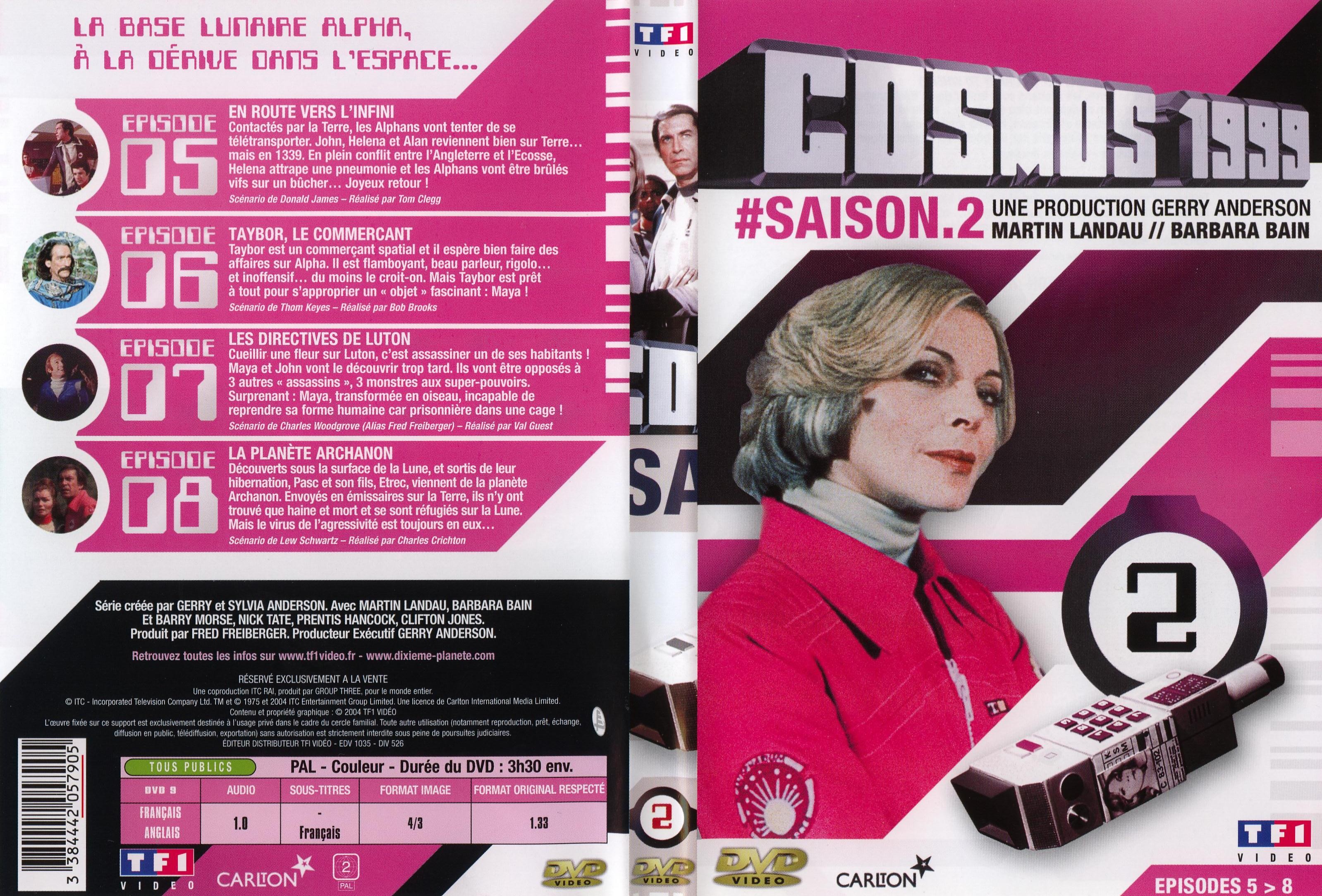 Jaquette DVD Cosmos 1999 saison 2 dvd 2