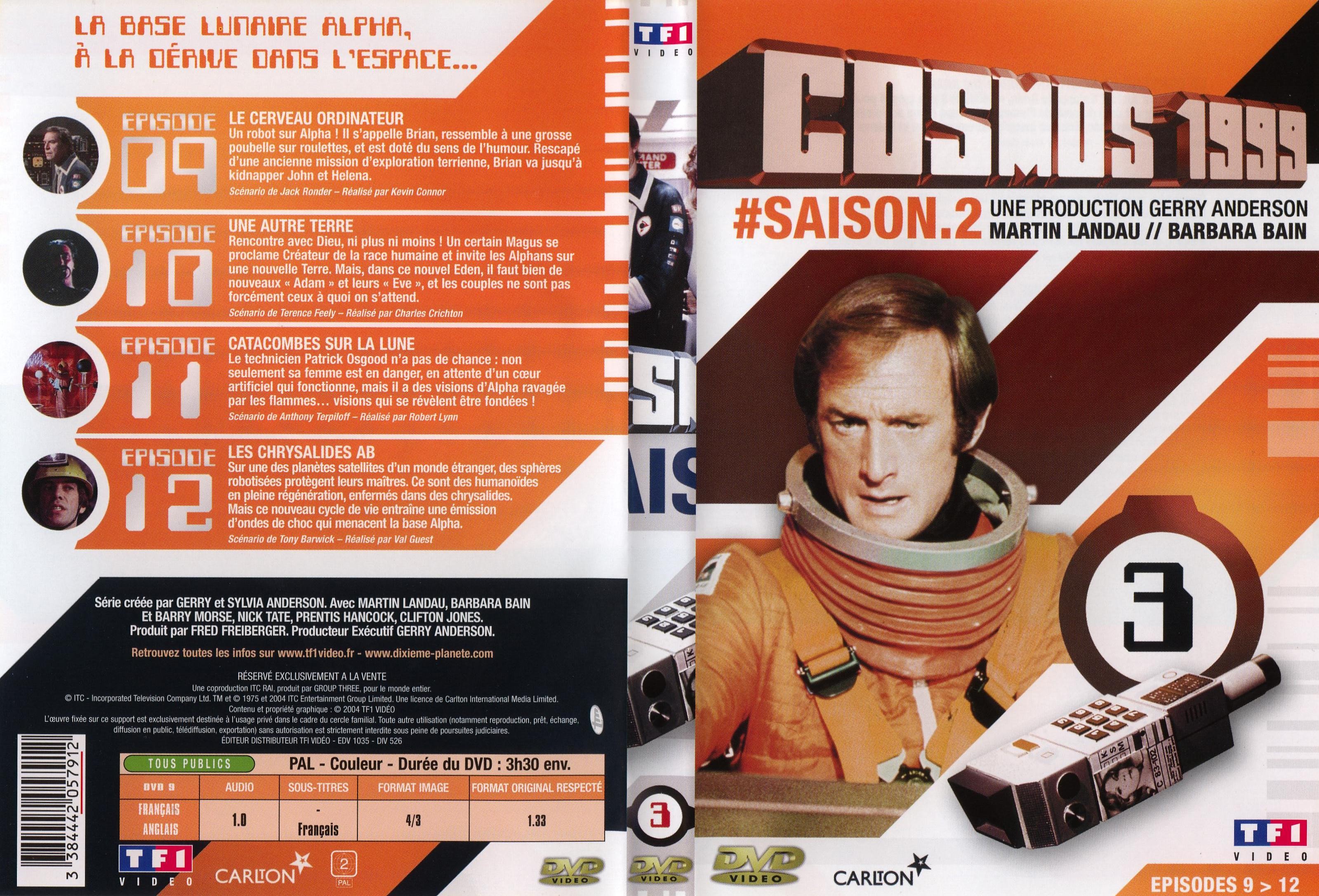 Jaquette DVD Cosmos 1999 saison 2 dvd 3