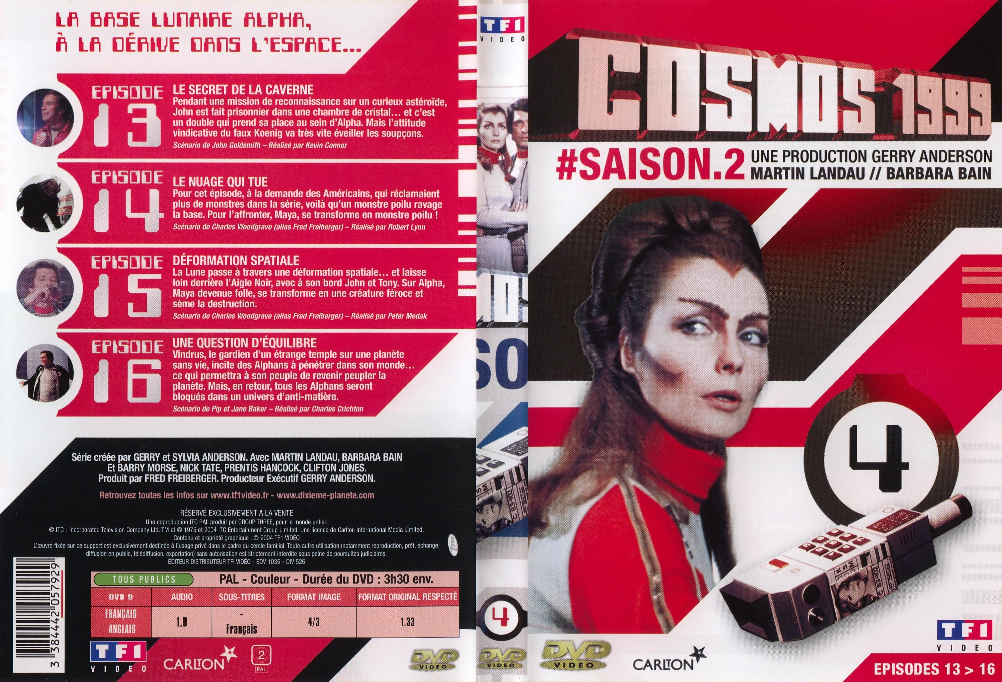 Jaquette DVD Cosmos 1999 saison 2 dvd 4