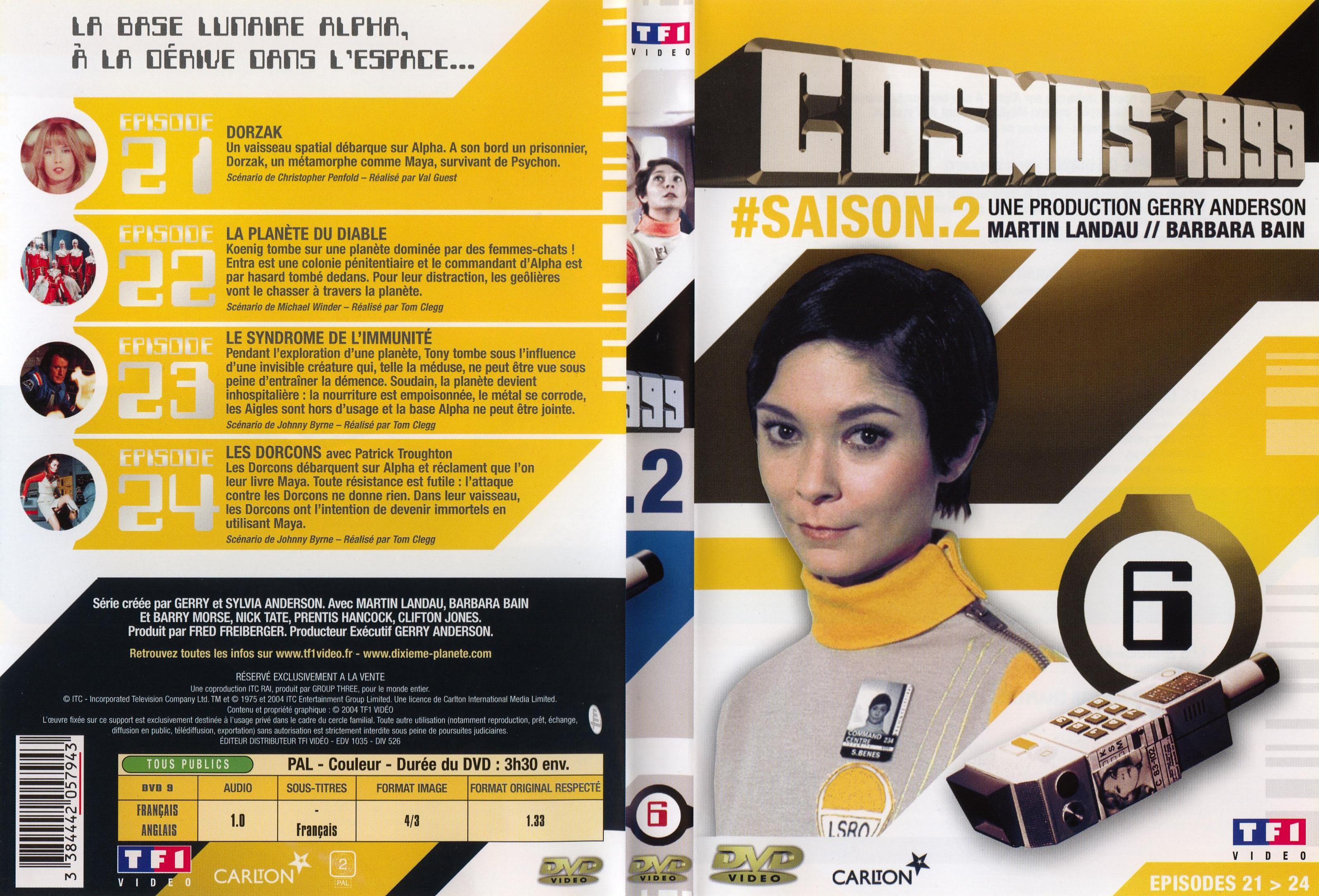 Jaquette DVD Cosmos 1999 saison 2 dvd 6