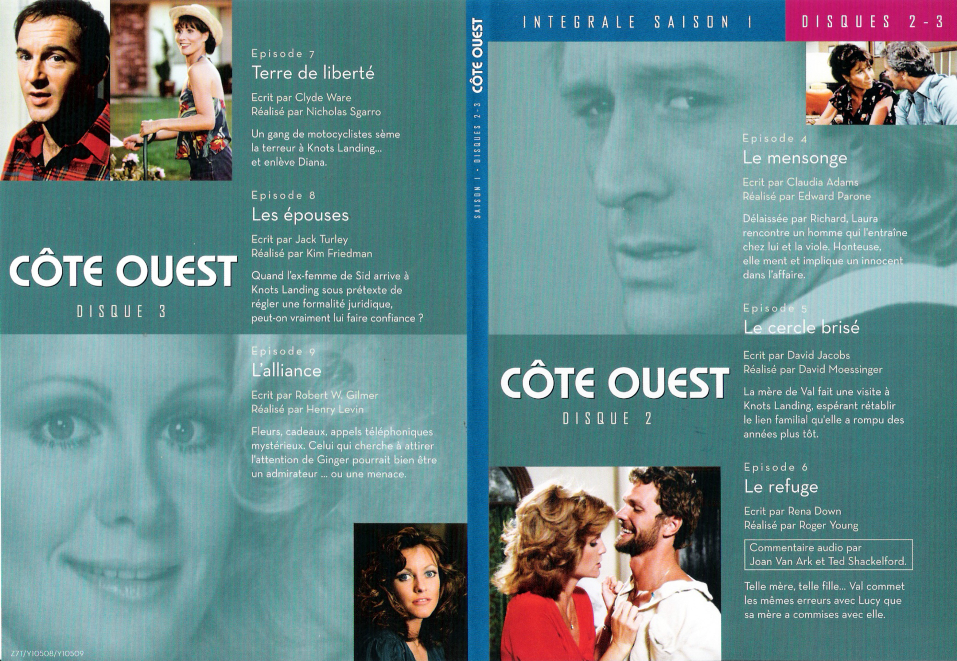 Jaquette DVD Cte Ouest Saison 1 DVD 2 & 3
