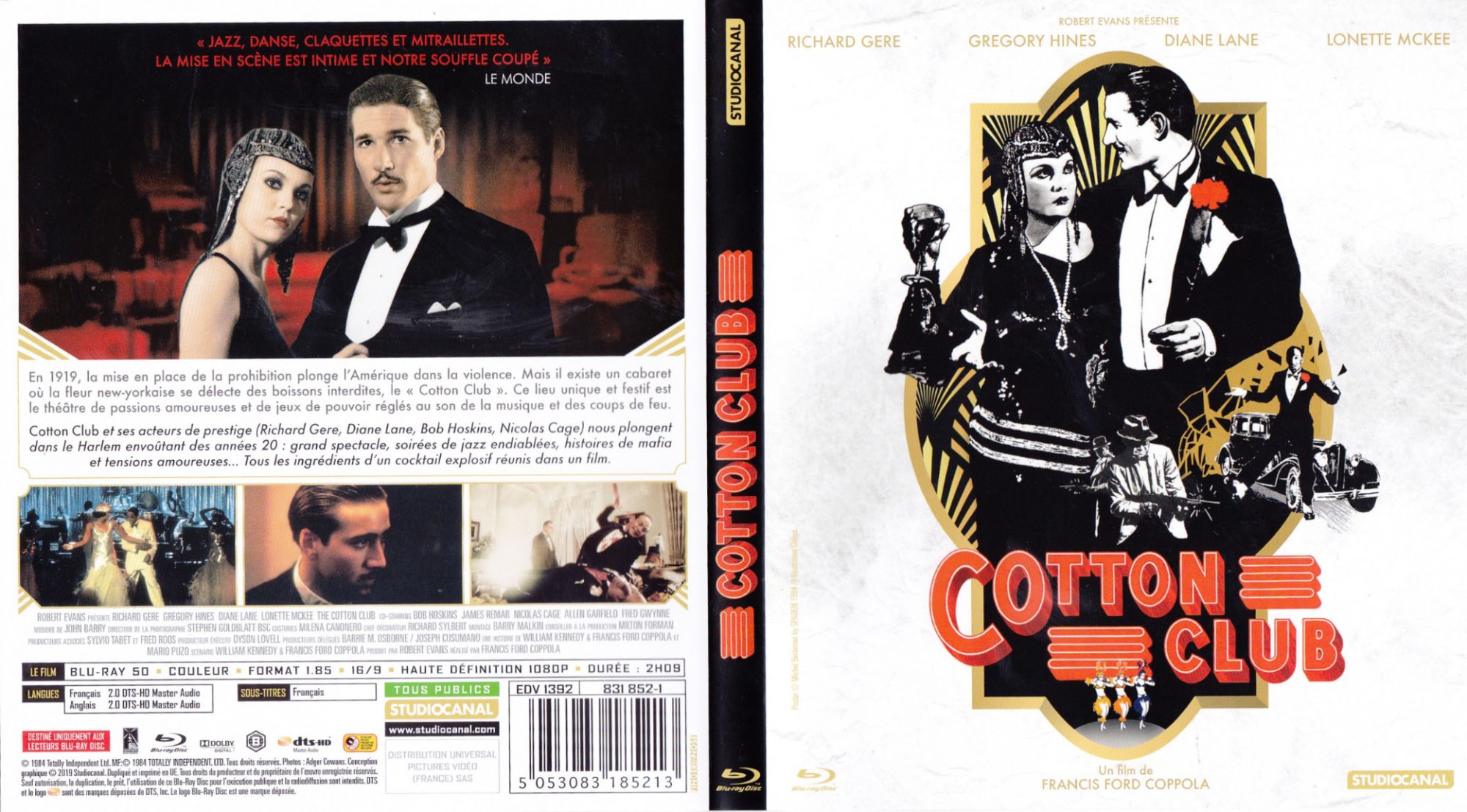 Jaquette DVD Cotton club (BLU-RAY)