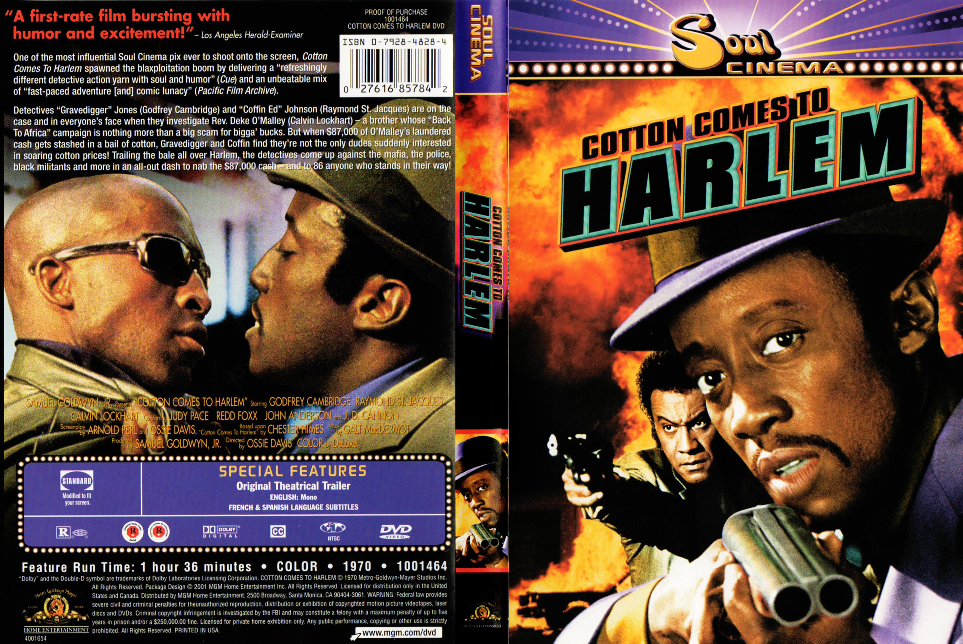 Jaquette DVD Cotton comes to Harlem