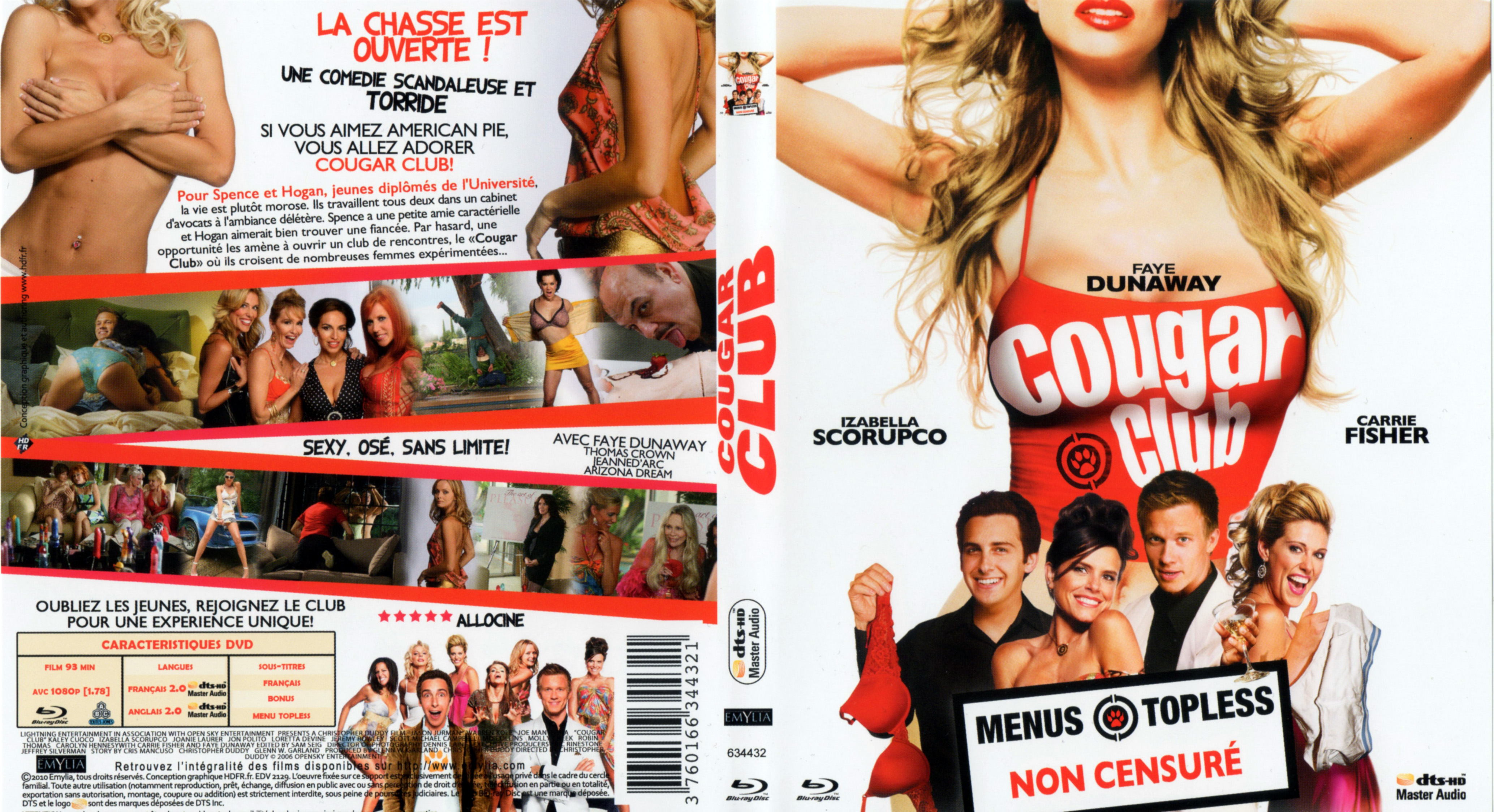 Jaquette DVD Cougar club (BLU-RAY)