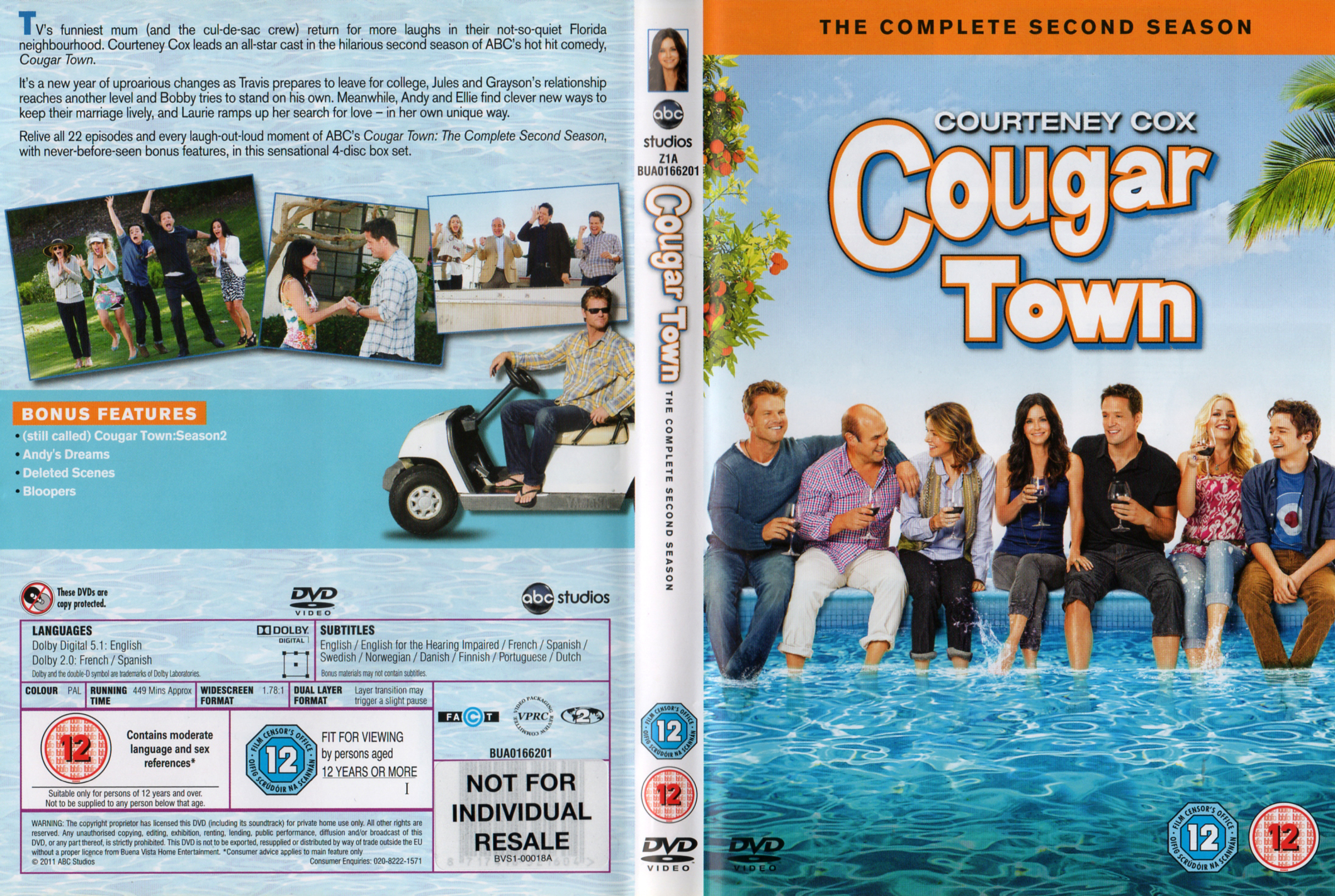 Jaquette DVD Cougar town Saison 2 Zone 1