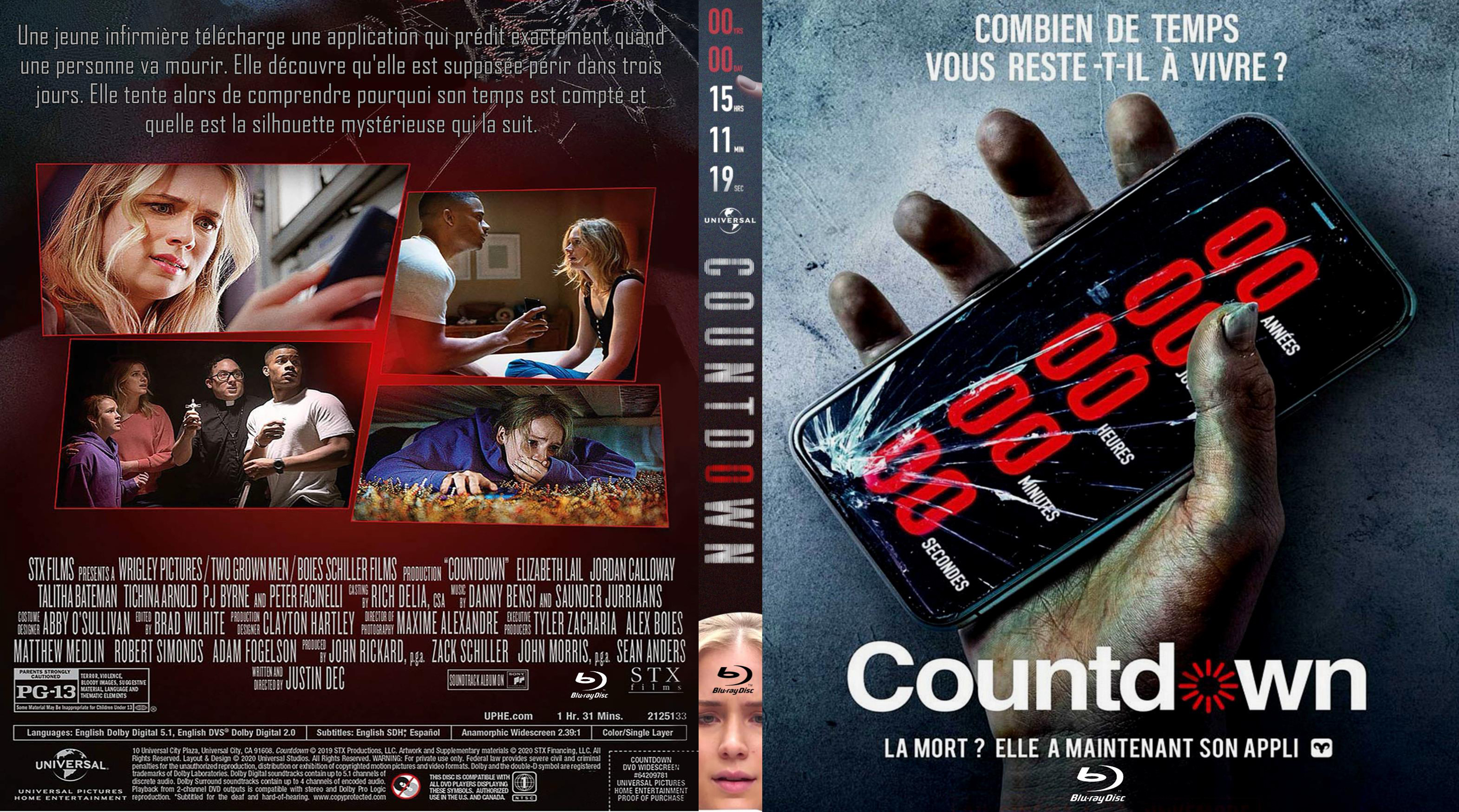 Jaquette DVD Countdown custom (BLU-RAY)