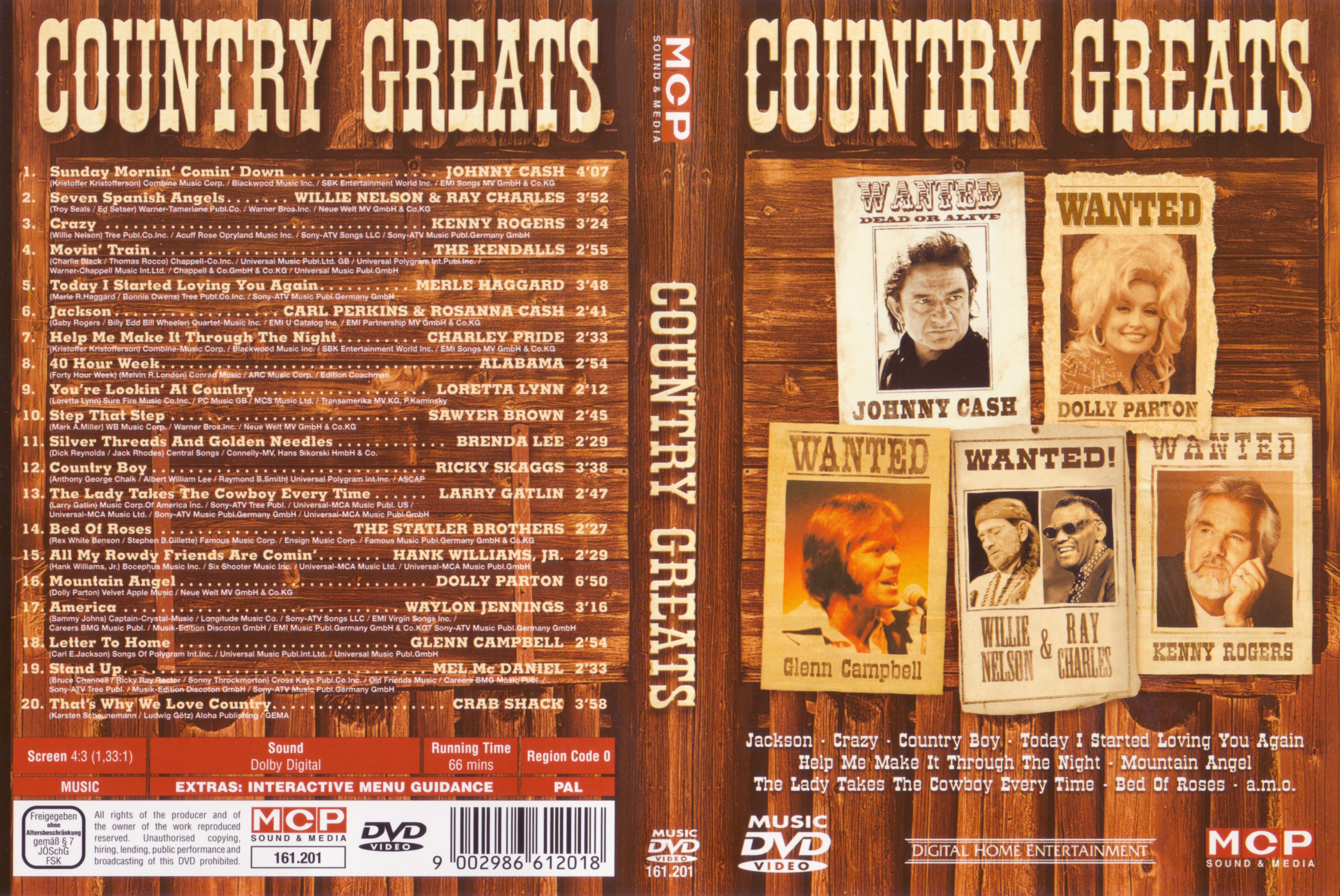 Jaquette DVD Country Greats