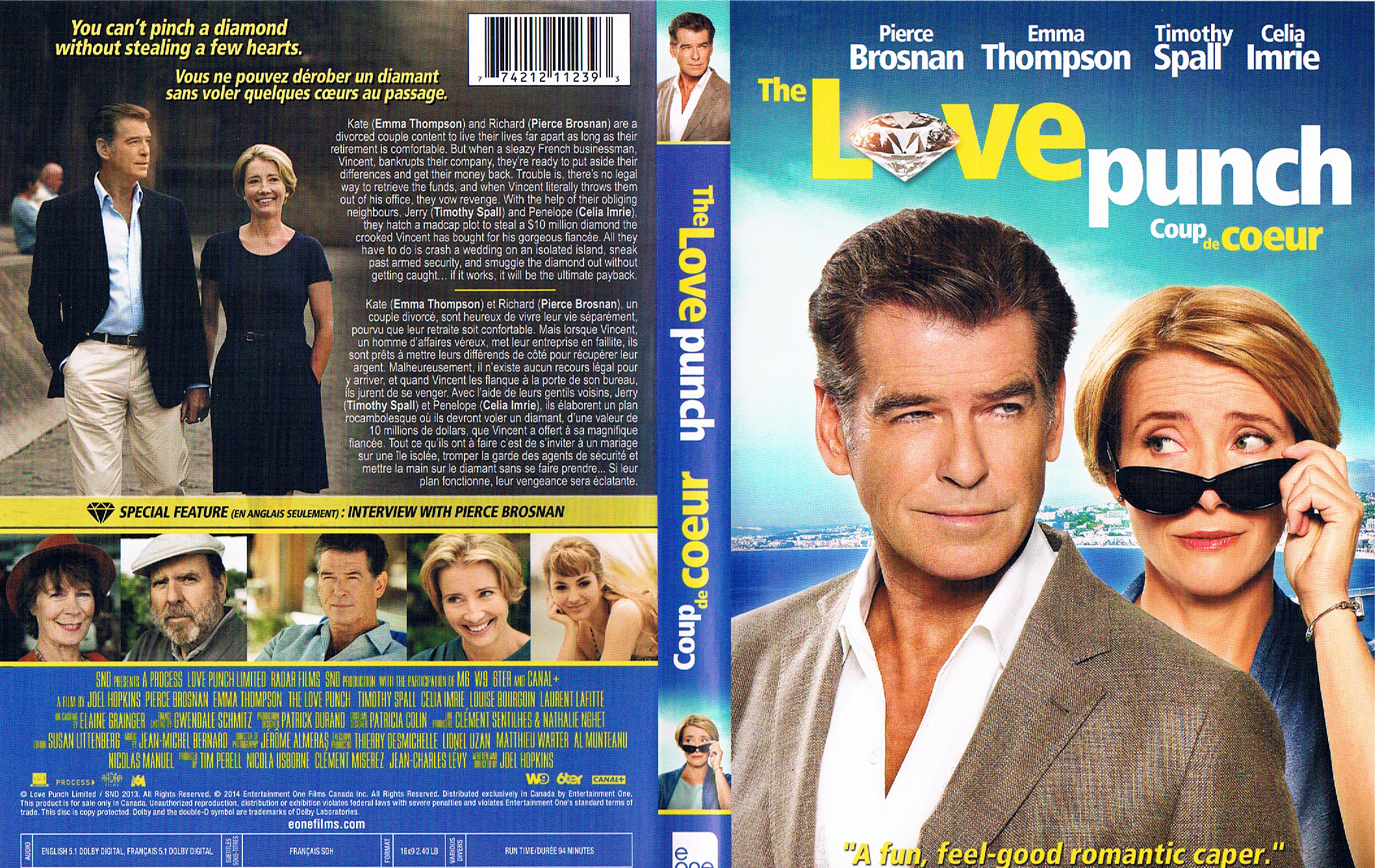 Jaquette DVD Coup de coeur - The love punch (Canadienne)