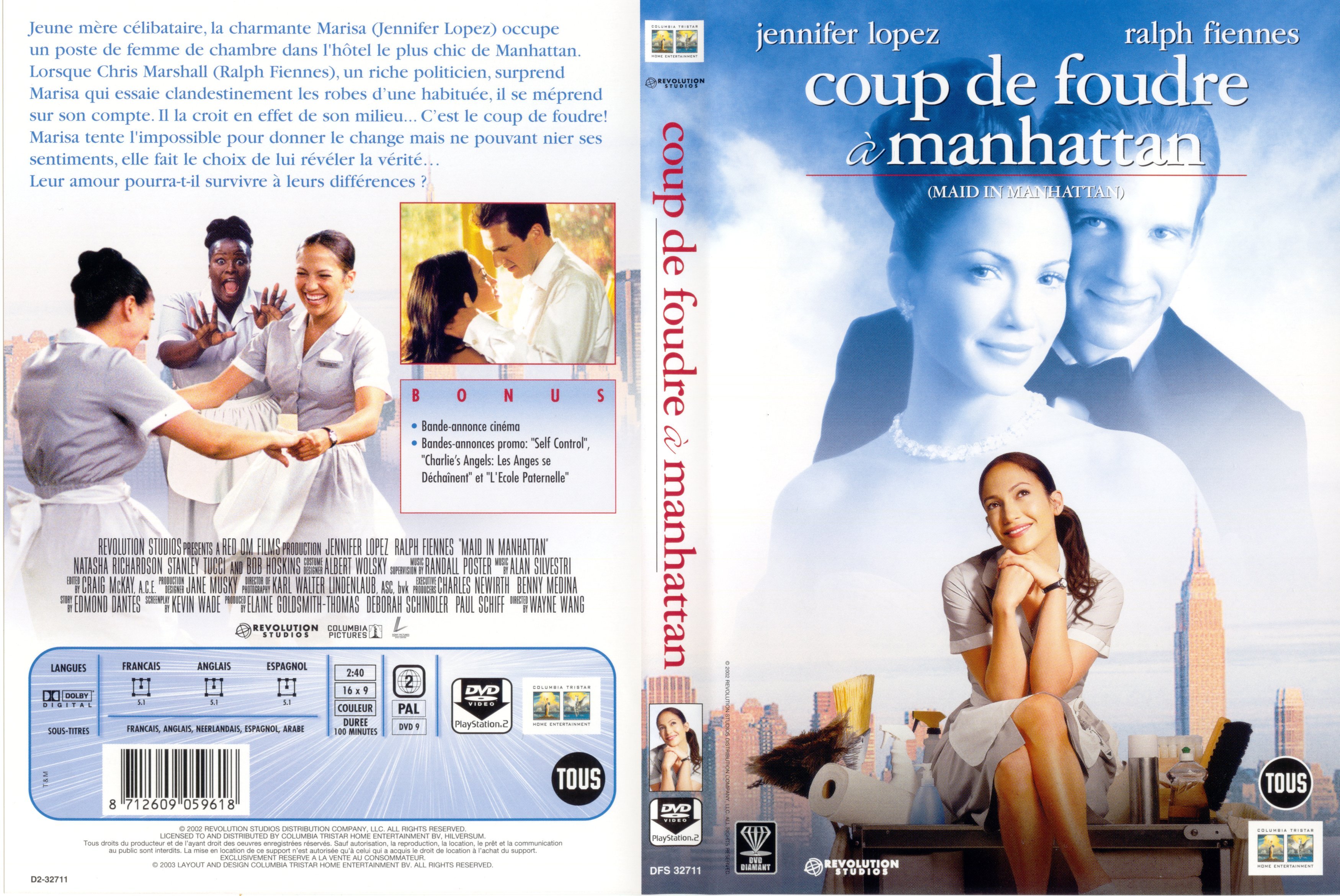 Jaquette DVD Coup de foudre  Manhattan v2