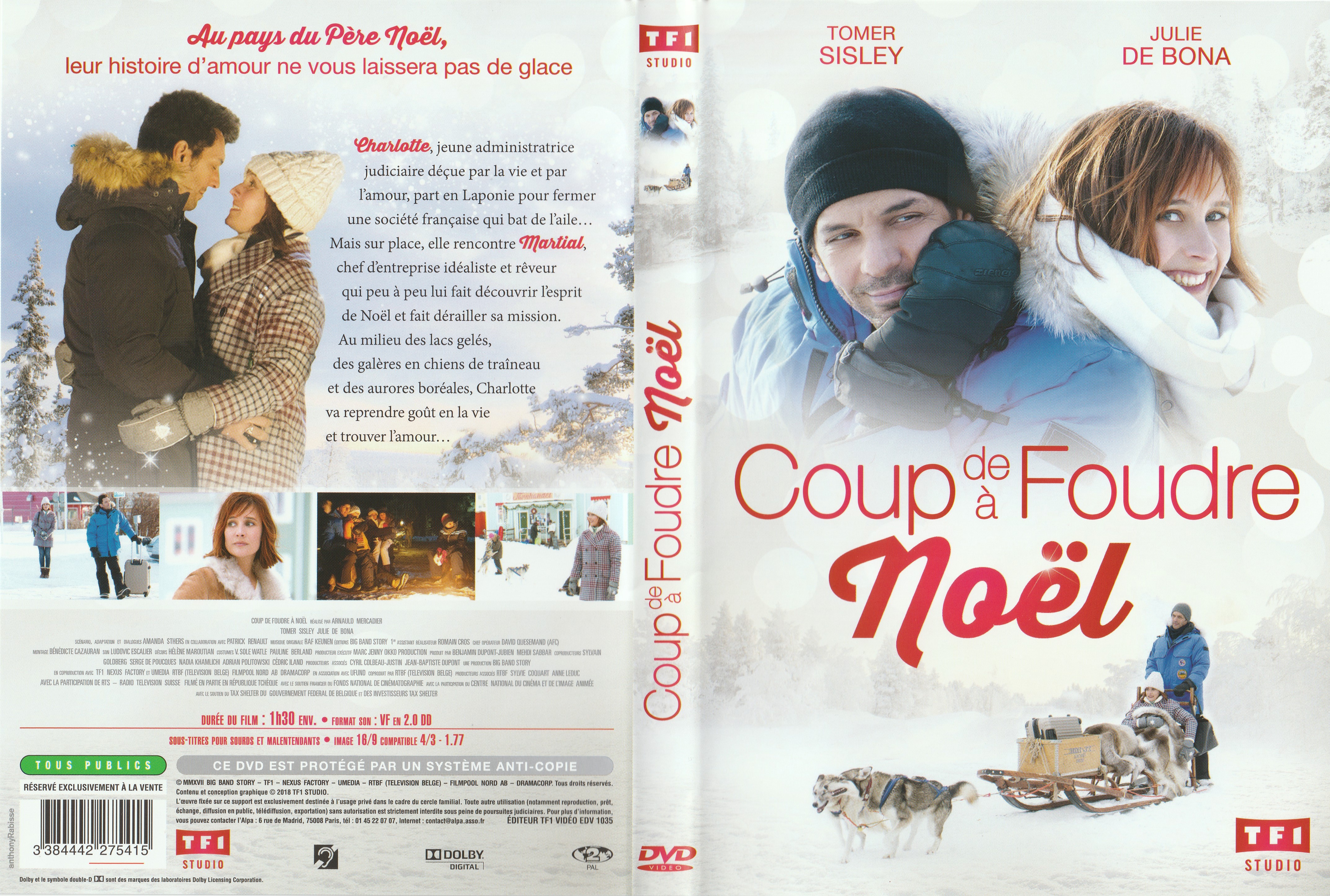 Jaquette DVD Coup de foudre  noel