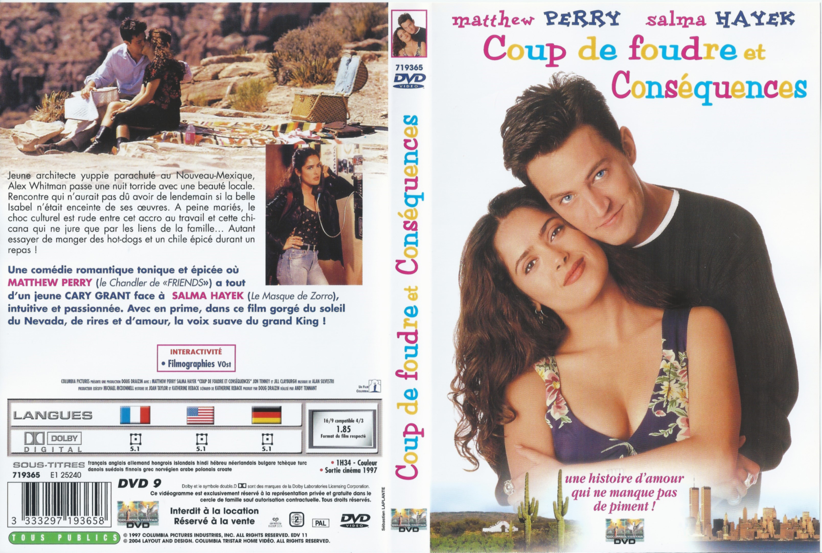 Jaquette DVD Coup de foudre et consequences