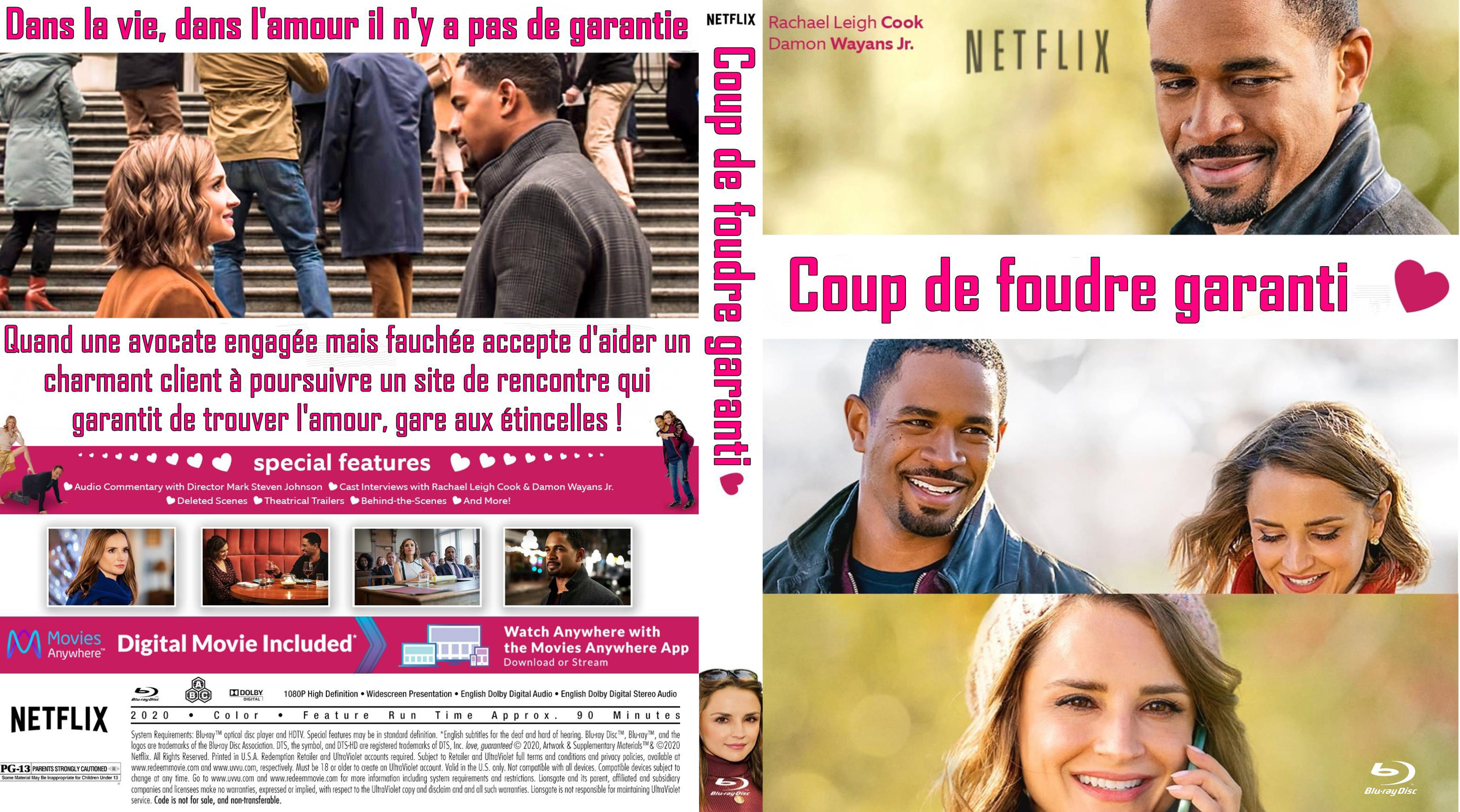 Jaquette DVD Coup de foudre garanti custom (BLU-RAY)